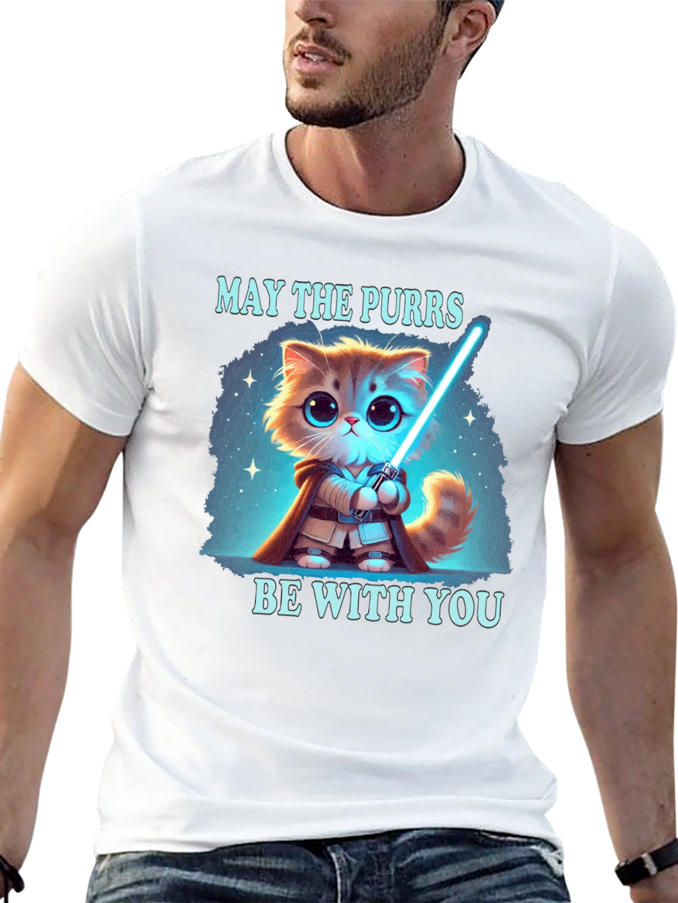 May The Purrs Be With You T-Shirt