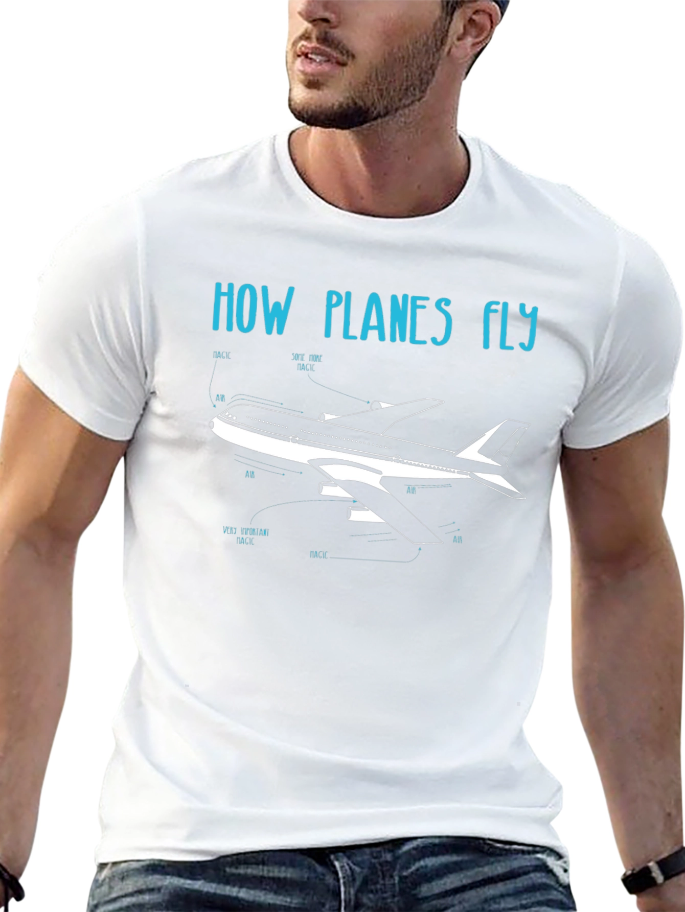 How Planes Fly Graphic T-Shirt