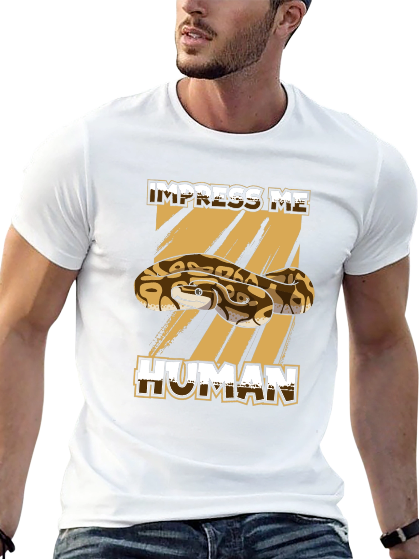 Impress Me Human! Ball Python Graphic Tee