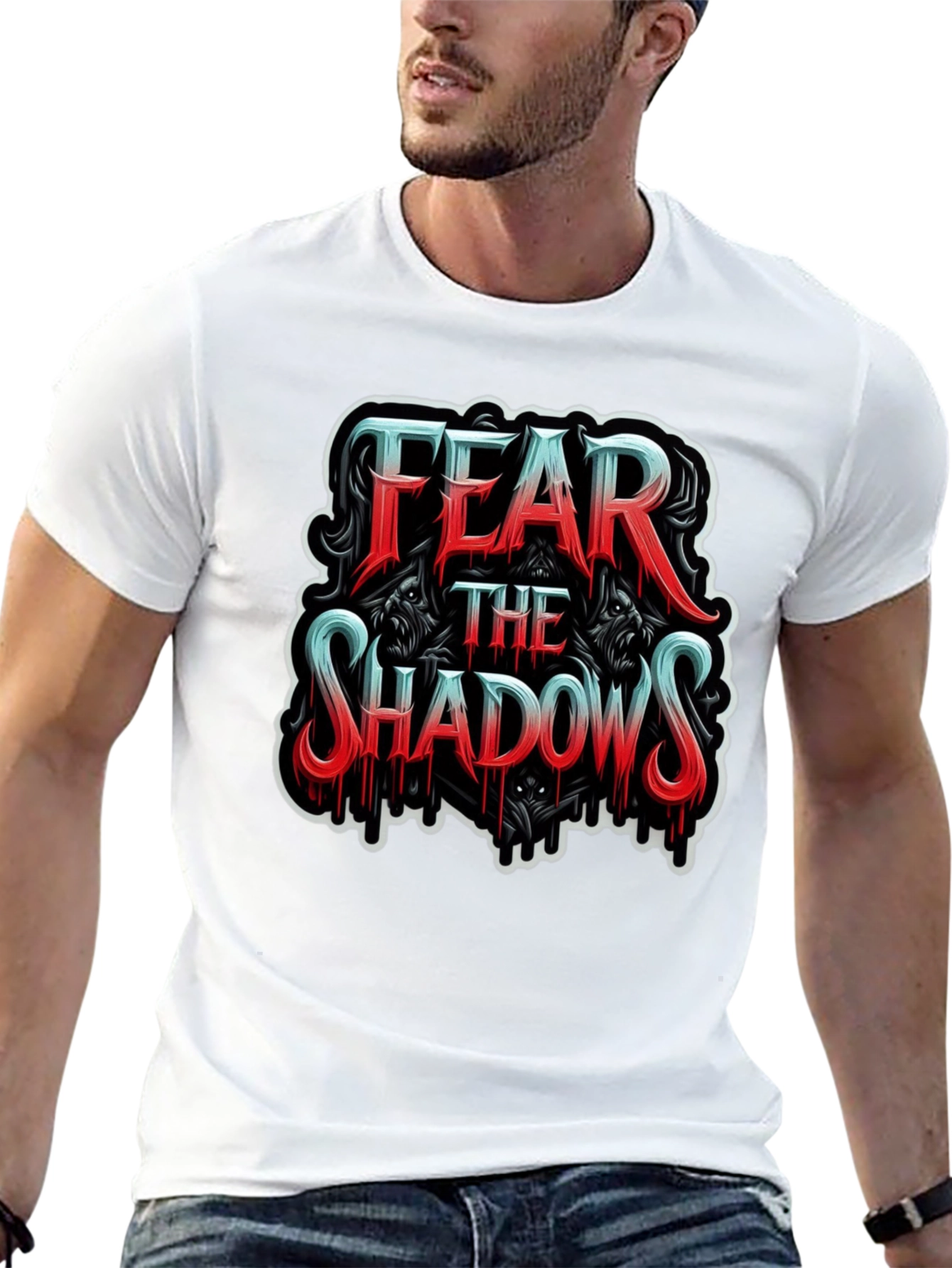 Fear the Shadows Graphic T-Shirt