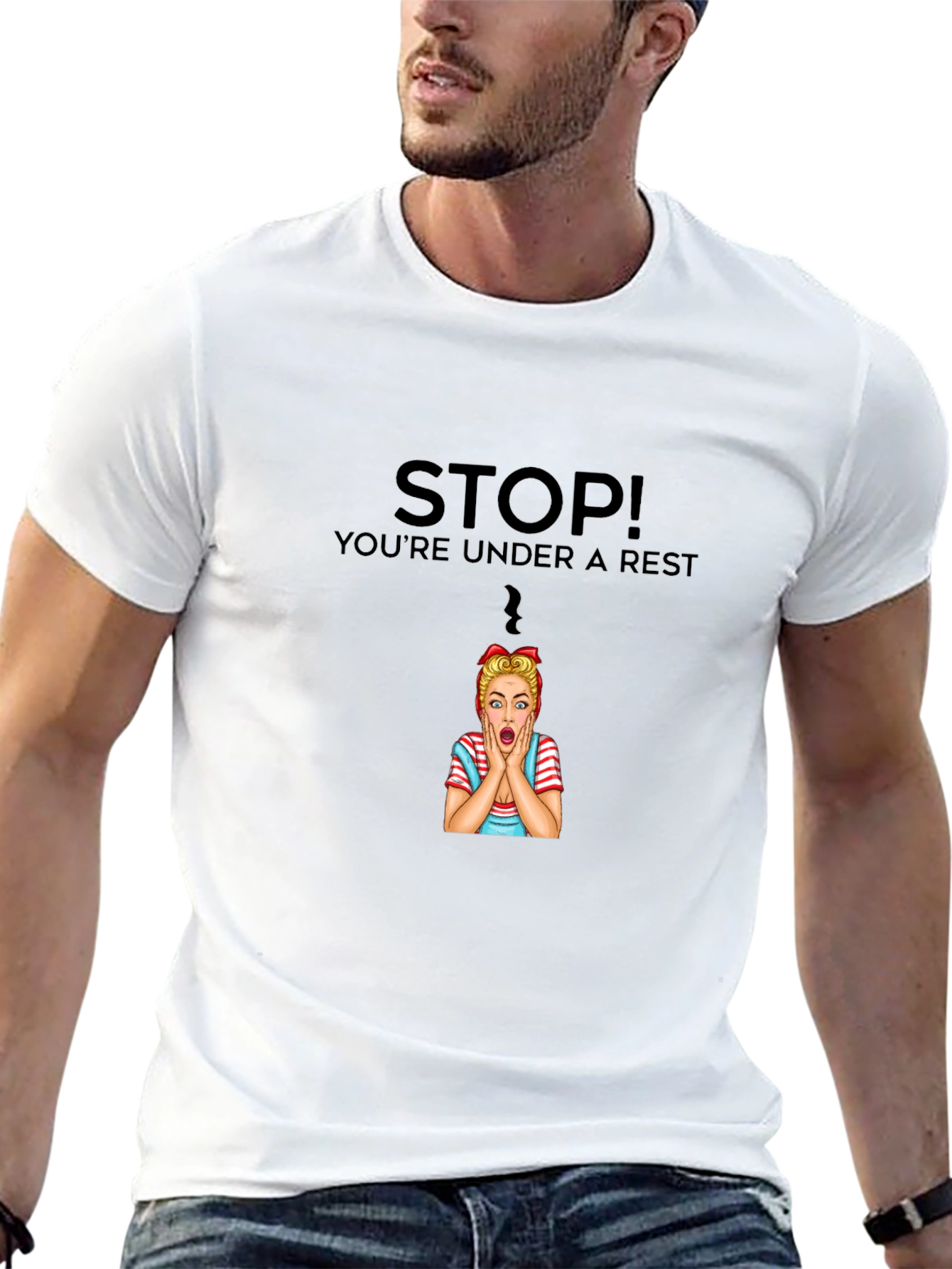 Stop! Youre Under Arrest Graphic Tee