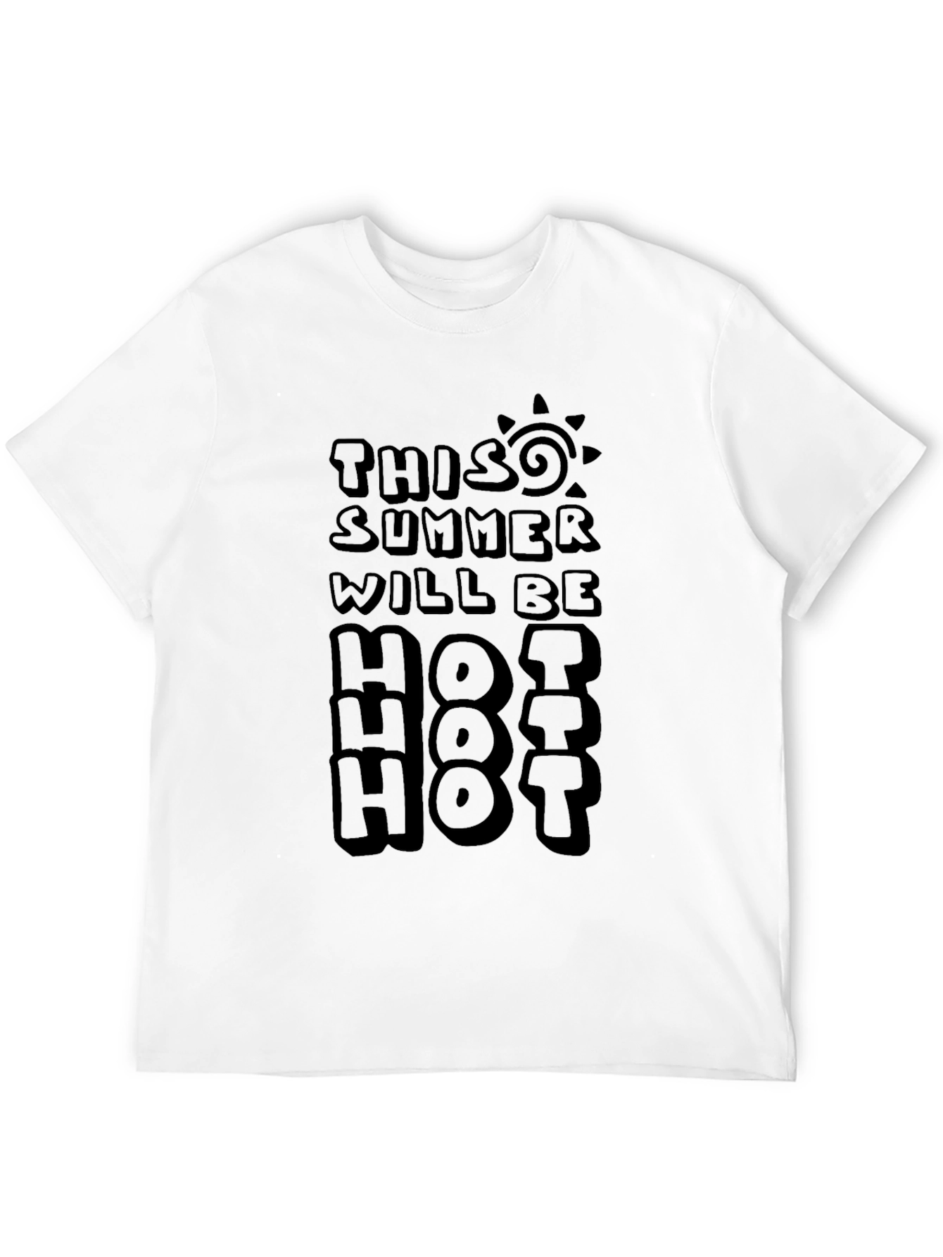 Summer Hot T-Shirt - Unisex Black Tee