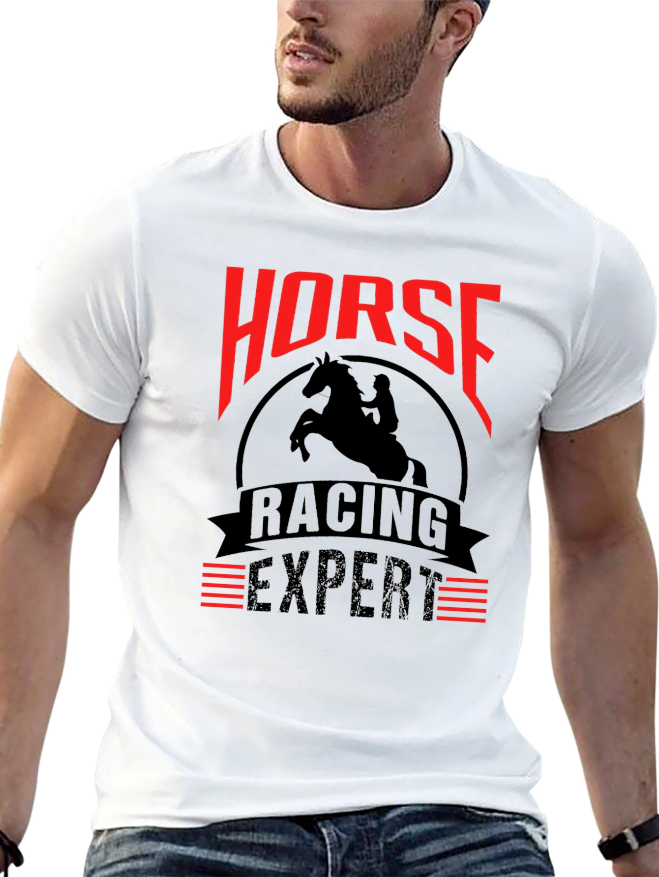 Horse Racing Expert Graphic T-Shirt