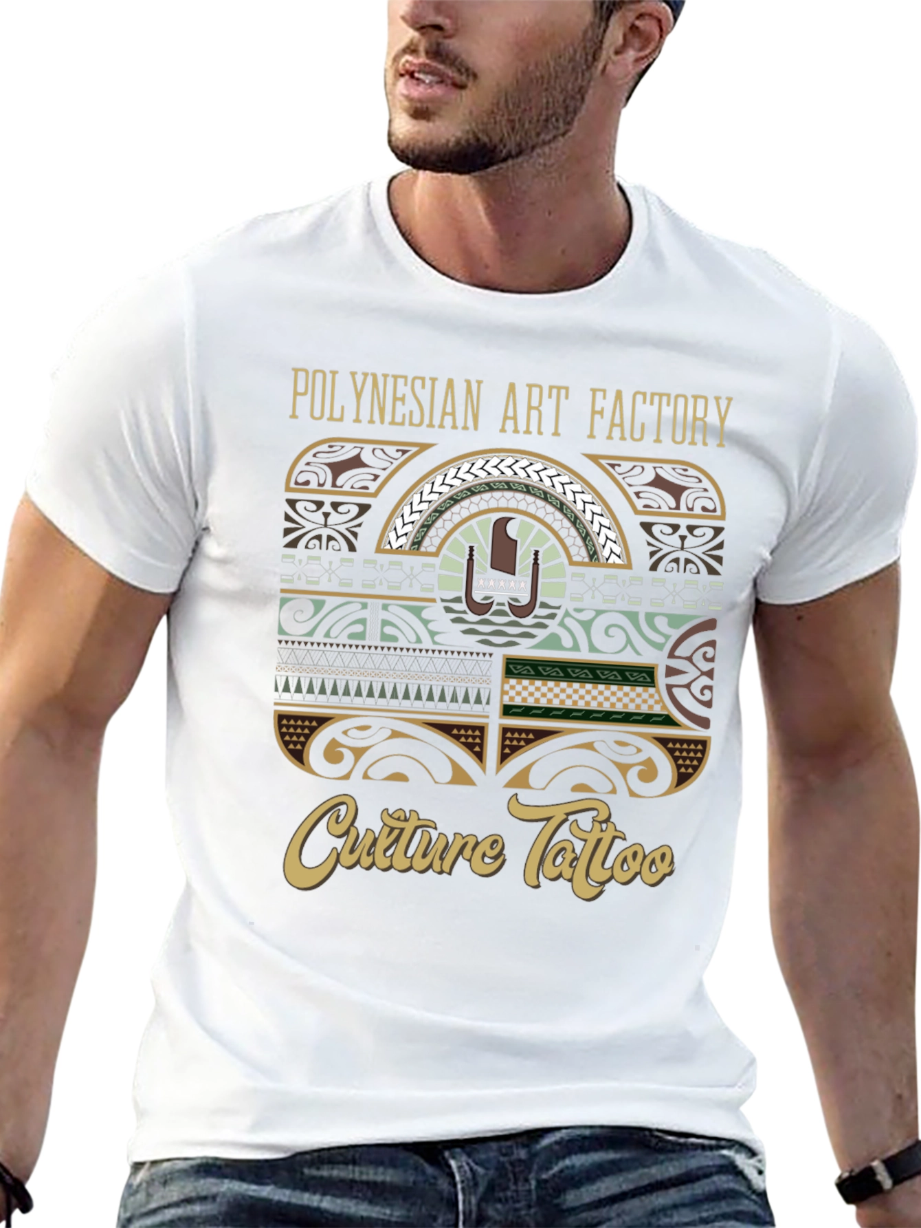 Polynesian Art Factory Culture Tattoo Graphic T-Shirt