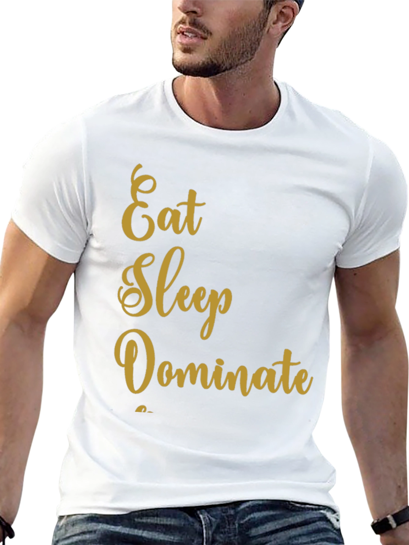 Eat Sleep Dominate Black T-Shirt