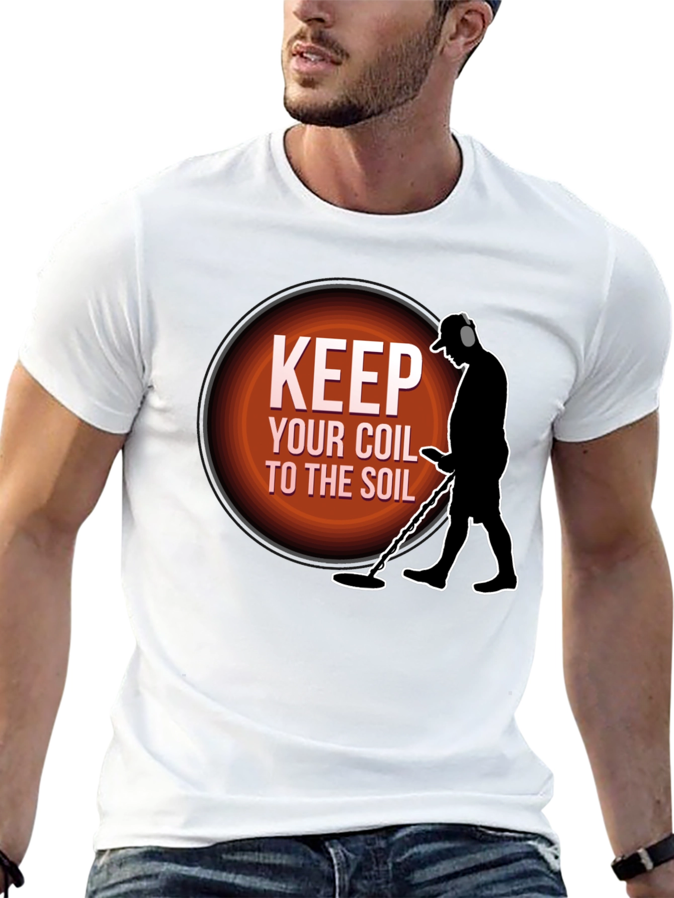 Keep Your Coil To The Soil Metal Detecting T-Shirt