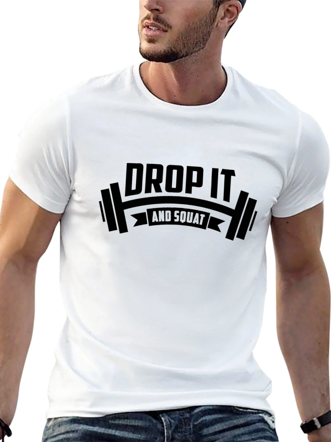 Drop It And Squat Black T-Shirt