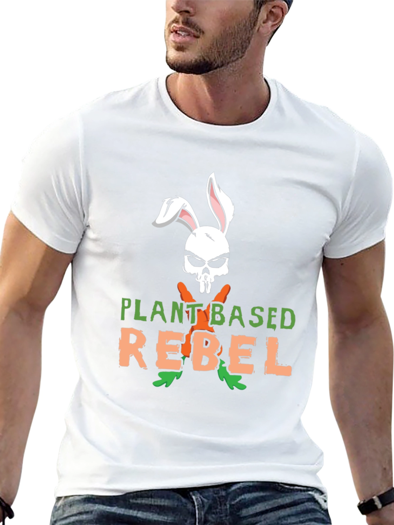 Plant Based Rebel Graphic T-Shirt