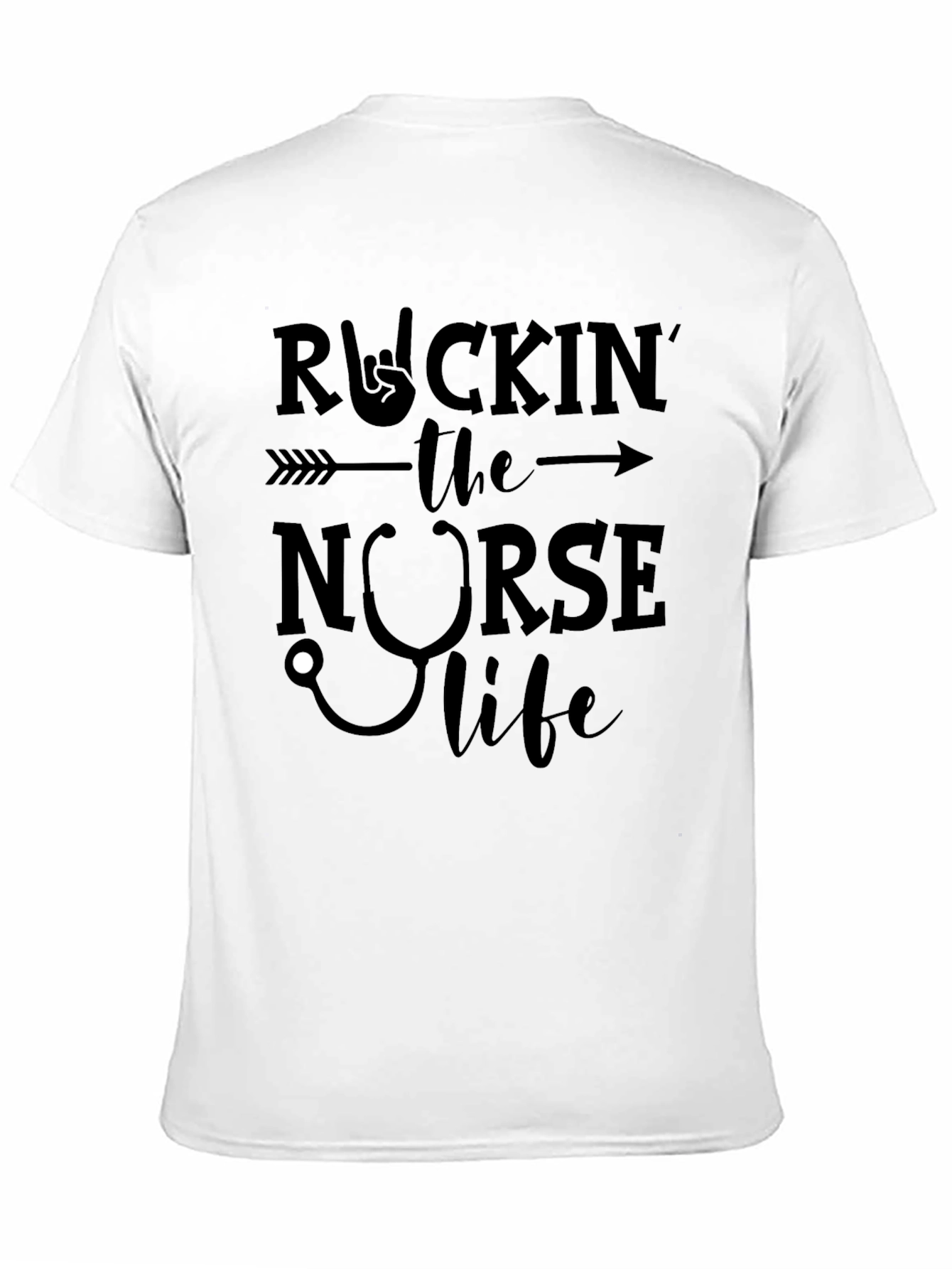 Ruckin Nurse Life Graphic T-Shirt