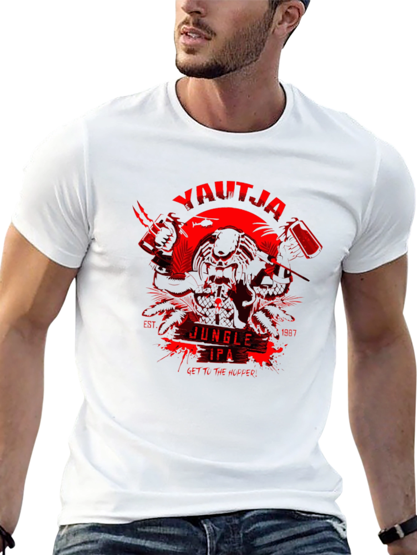 Yautja Jungle IPA Black T-Shirt