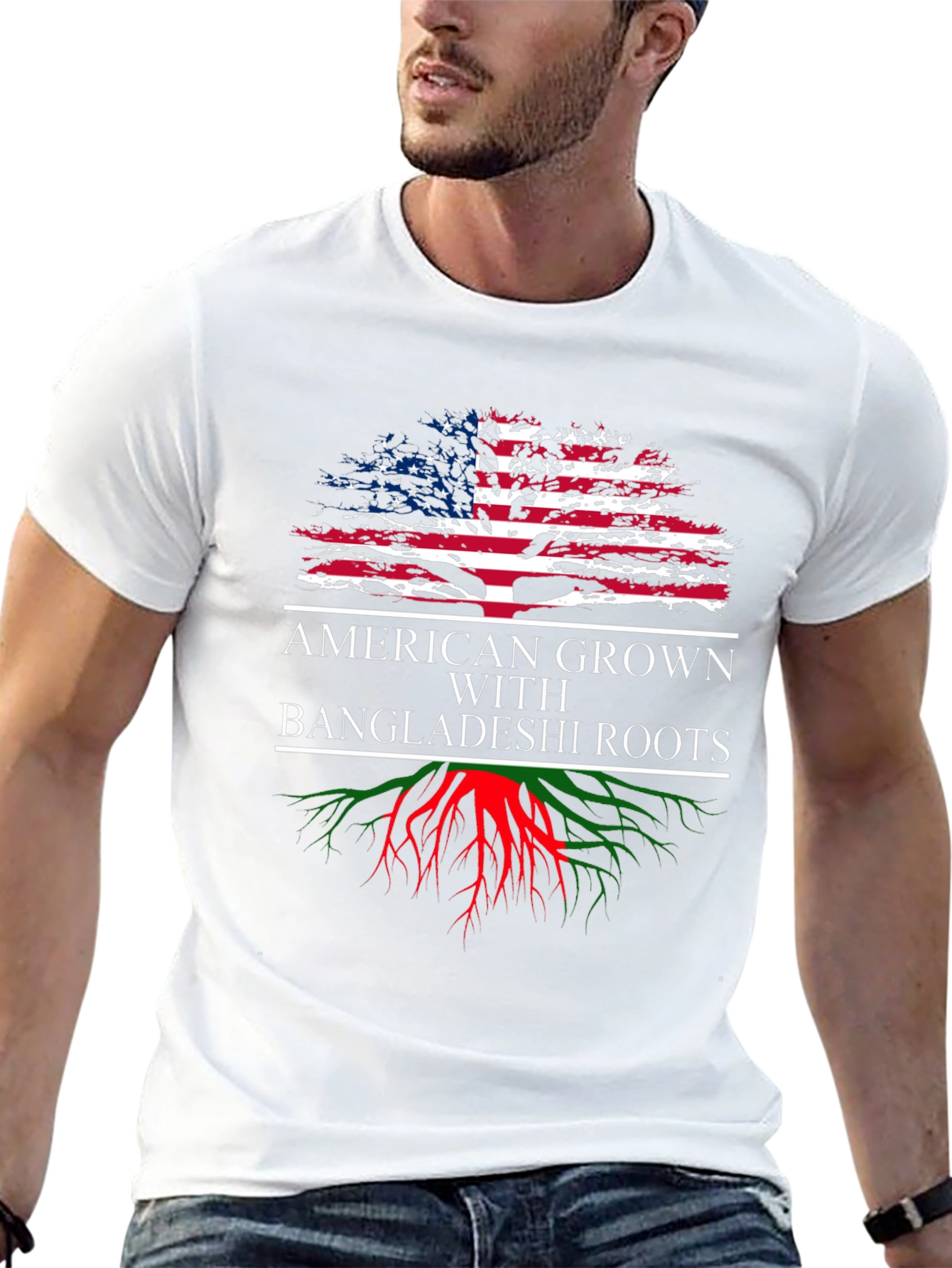 American Grown with Bangladeshi Roots T-Shirt