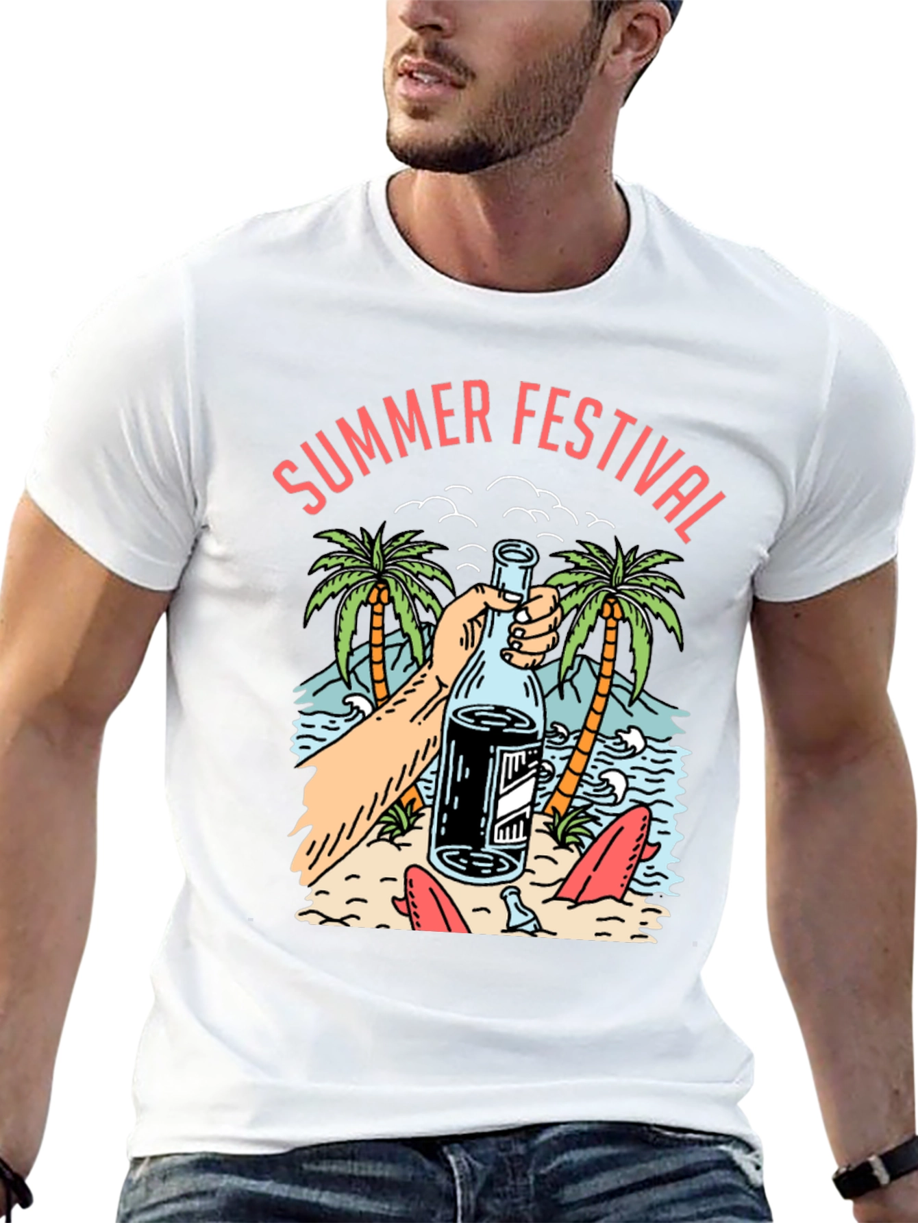 Summer Festival Graphic T-Shirt