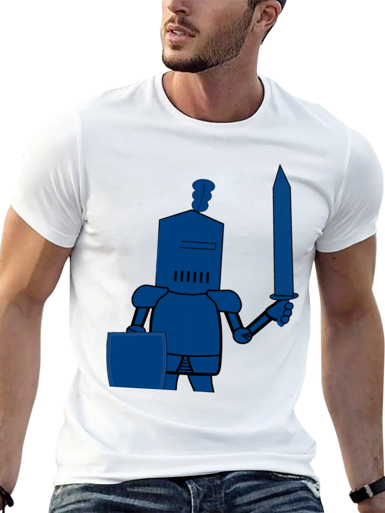 Knight in Shining Blue T-Shirt