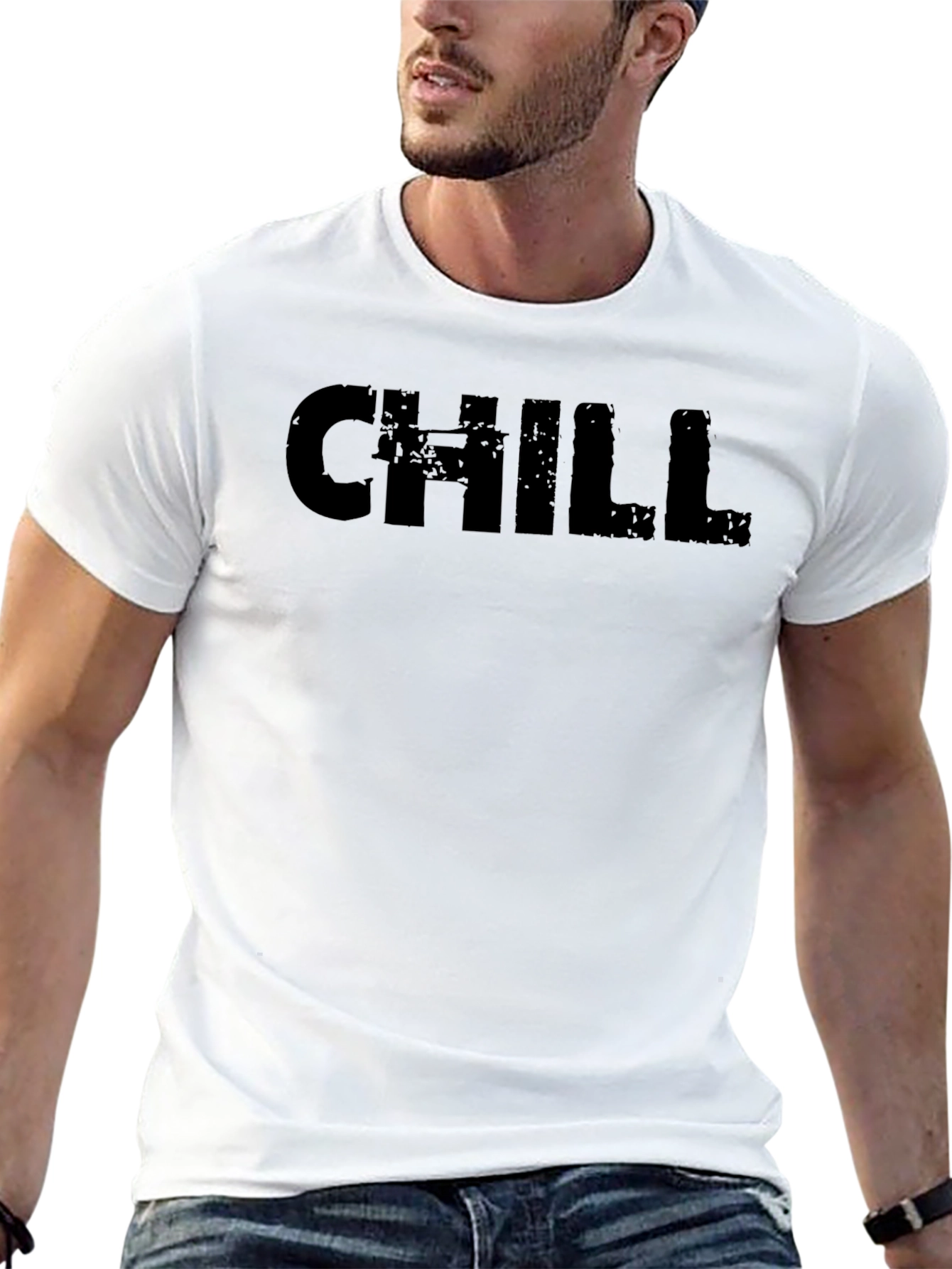 Relaxed Fit Chill Graphic Tee
