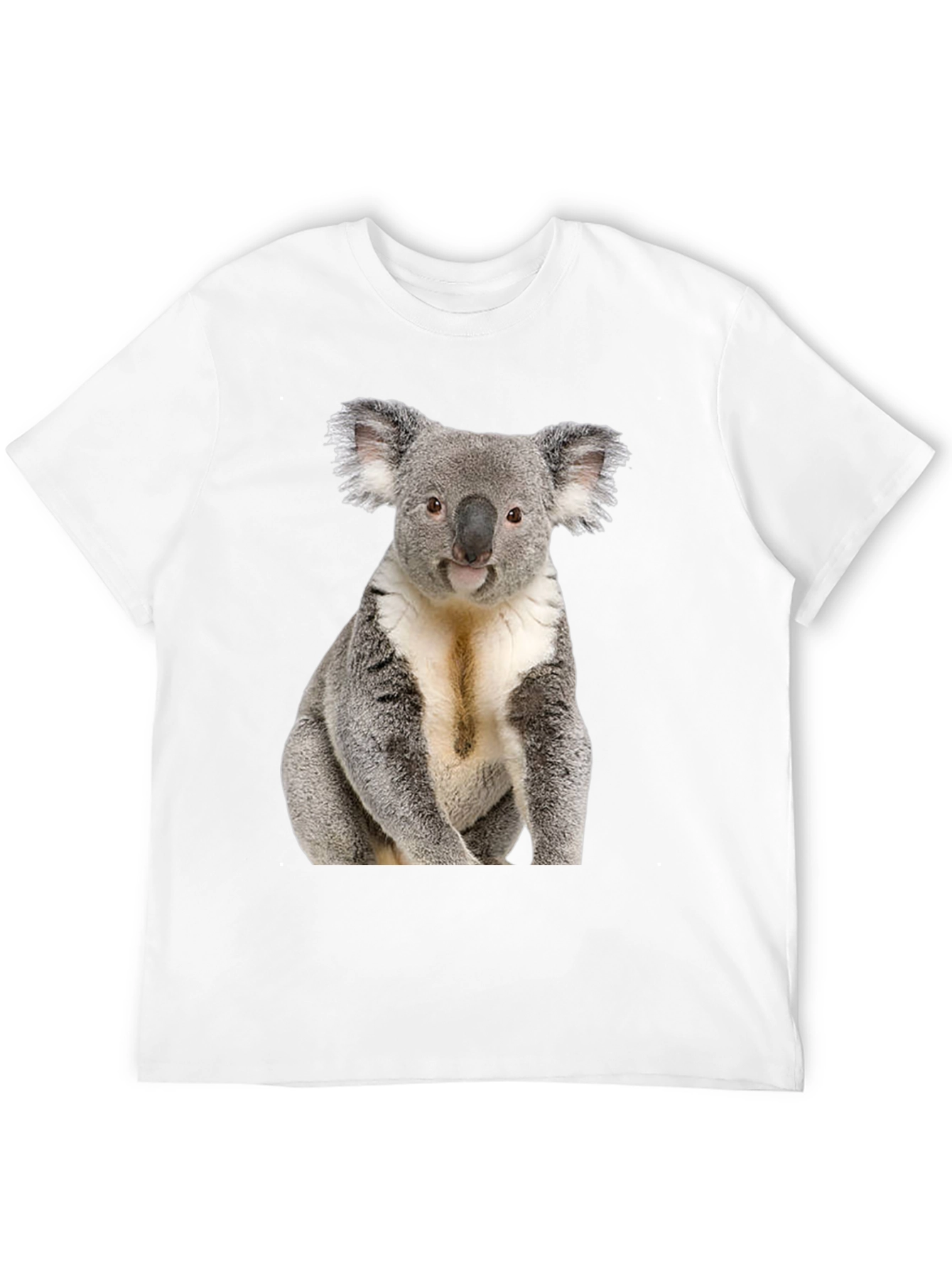 Koala Bear Graphic T-Shirt - Black Cotton Tee