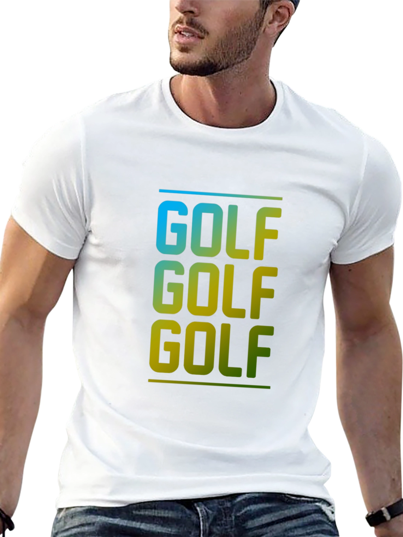 Golf Lover Tee - Gradient Design