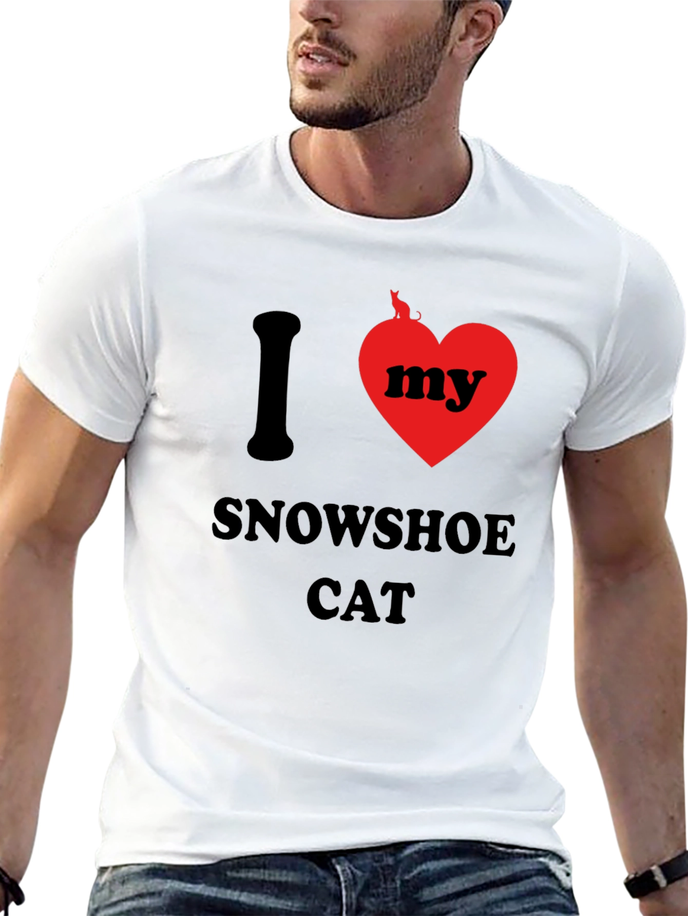 I Love My Snowshoe Cat T-Shirt
