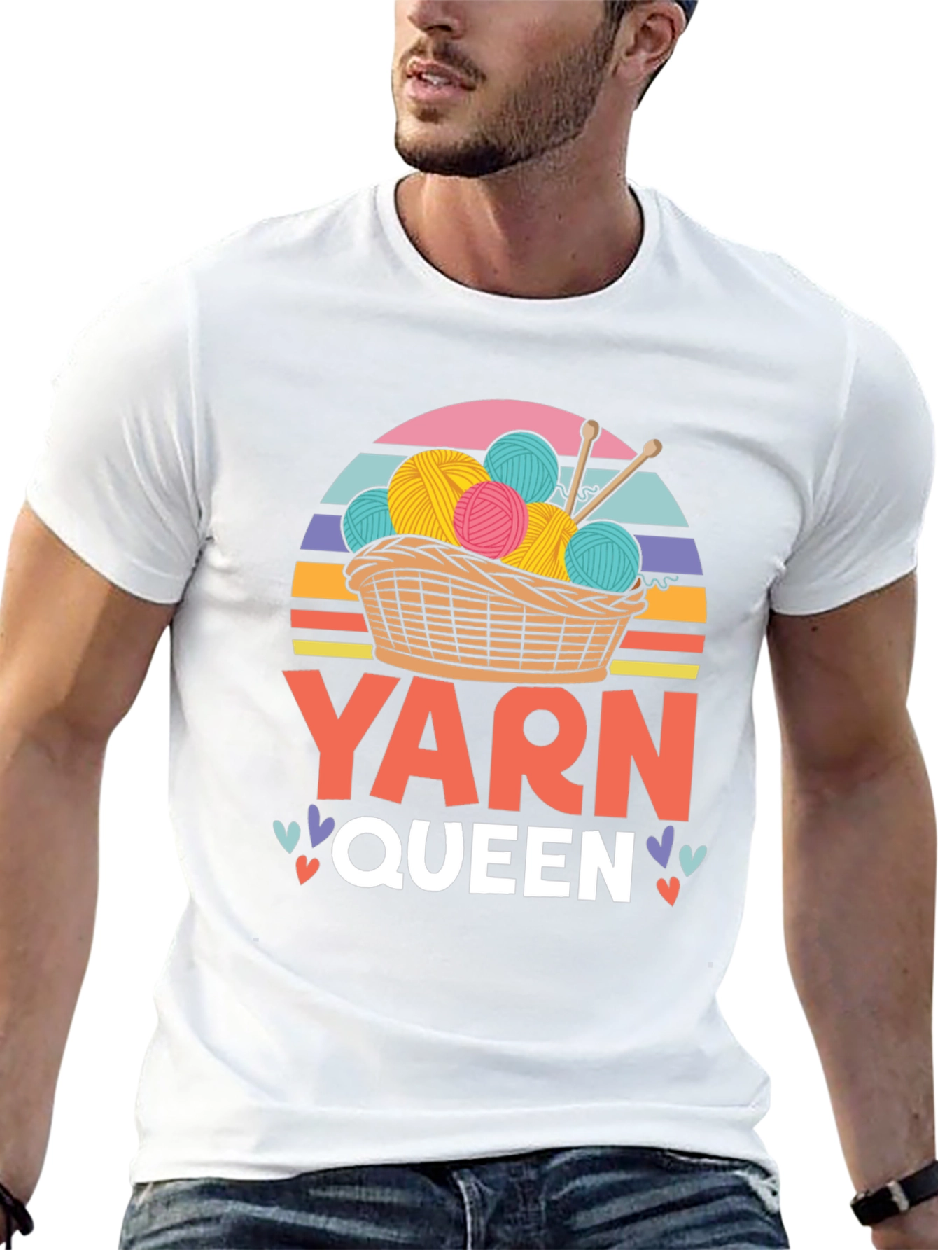 Yarn Queen T-Shirt - Knitting Lovers Tee