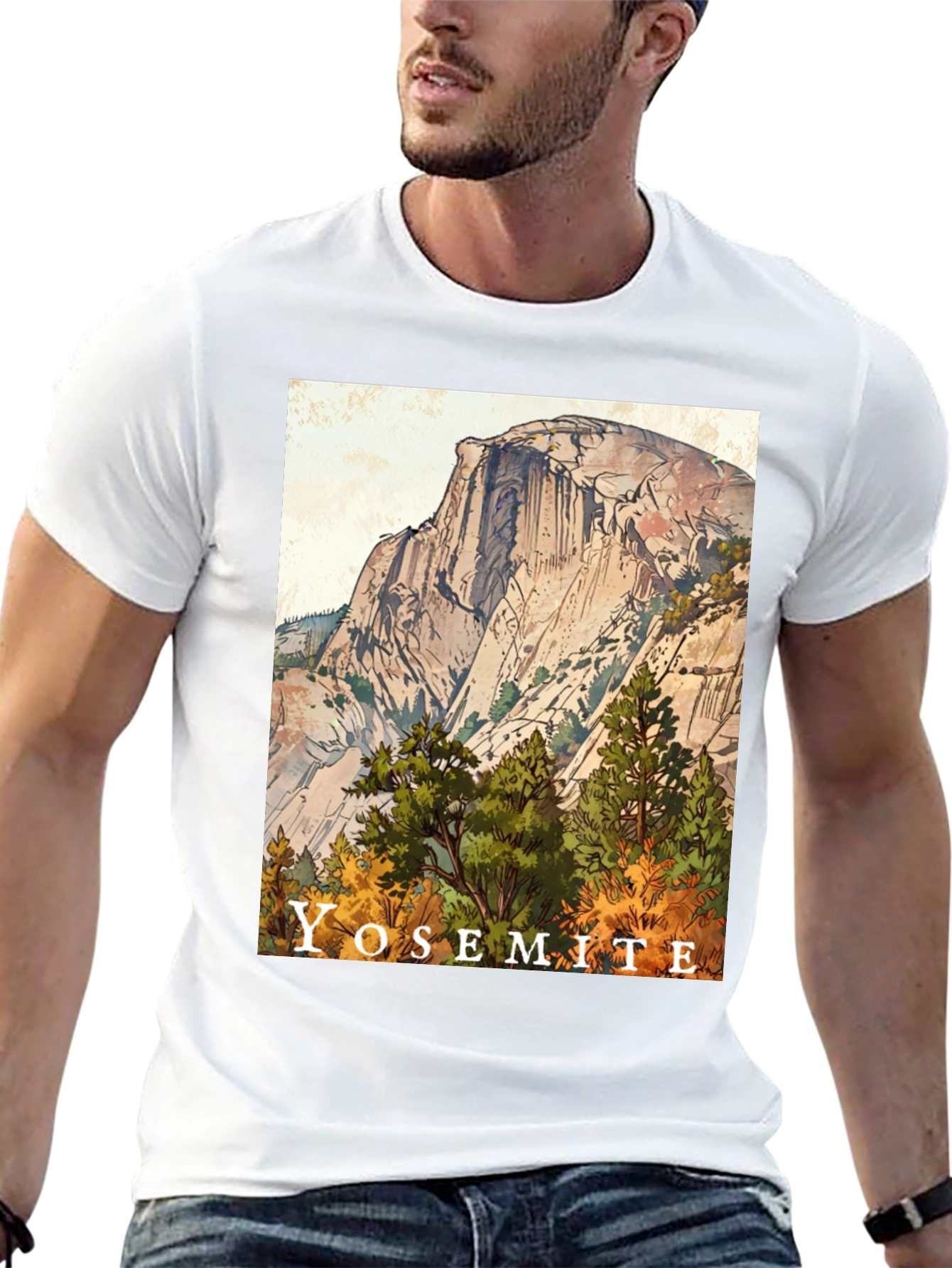 Yosemite Graphic Tee - Nature Inspired