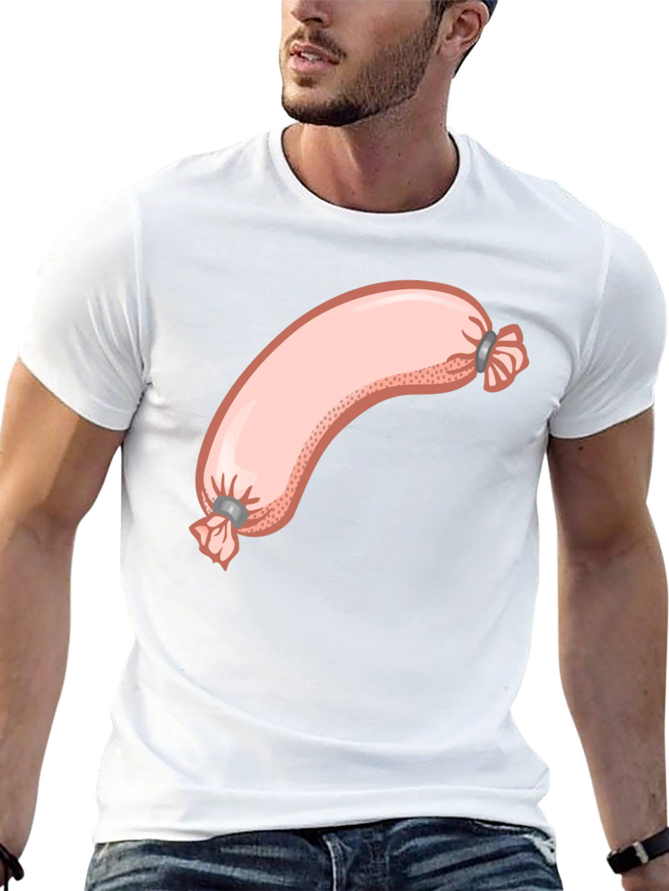 Sausage Graphic Tee - Funny Foodie T-Shirt