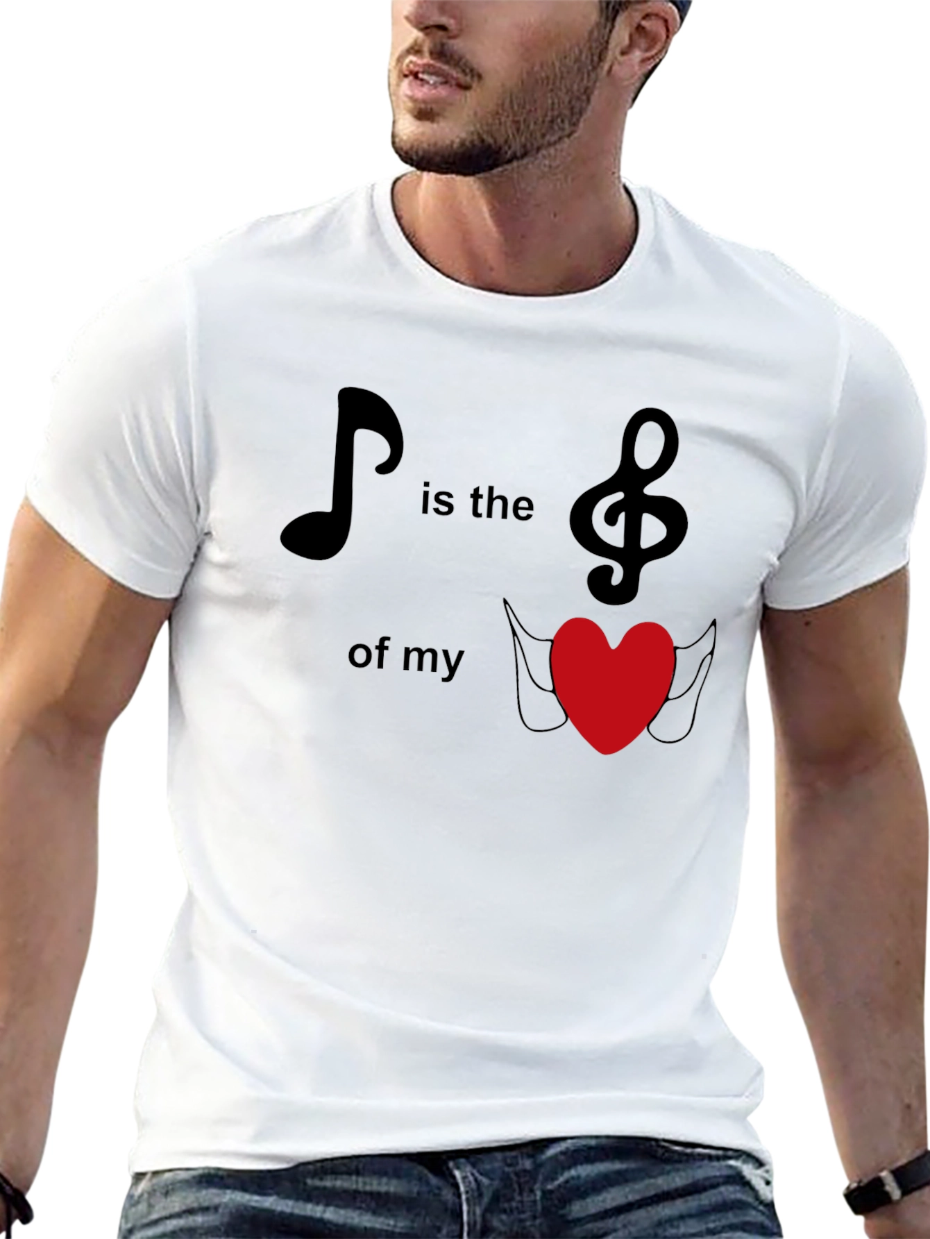 Music is the Key of My Heart T-Shirt