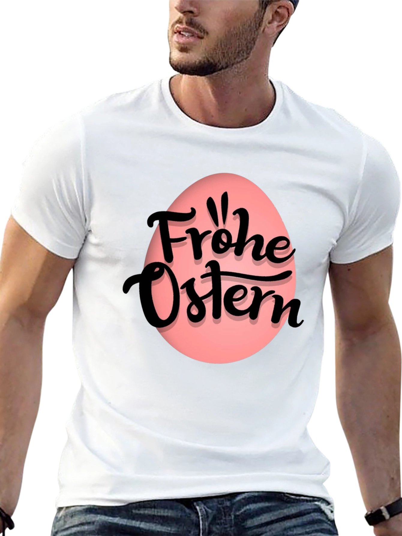 Frohe Ostern Easter Egg T-Shirt
