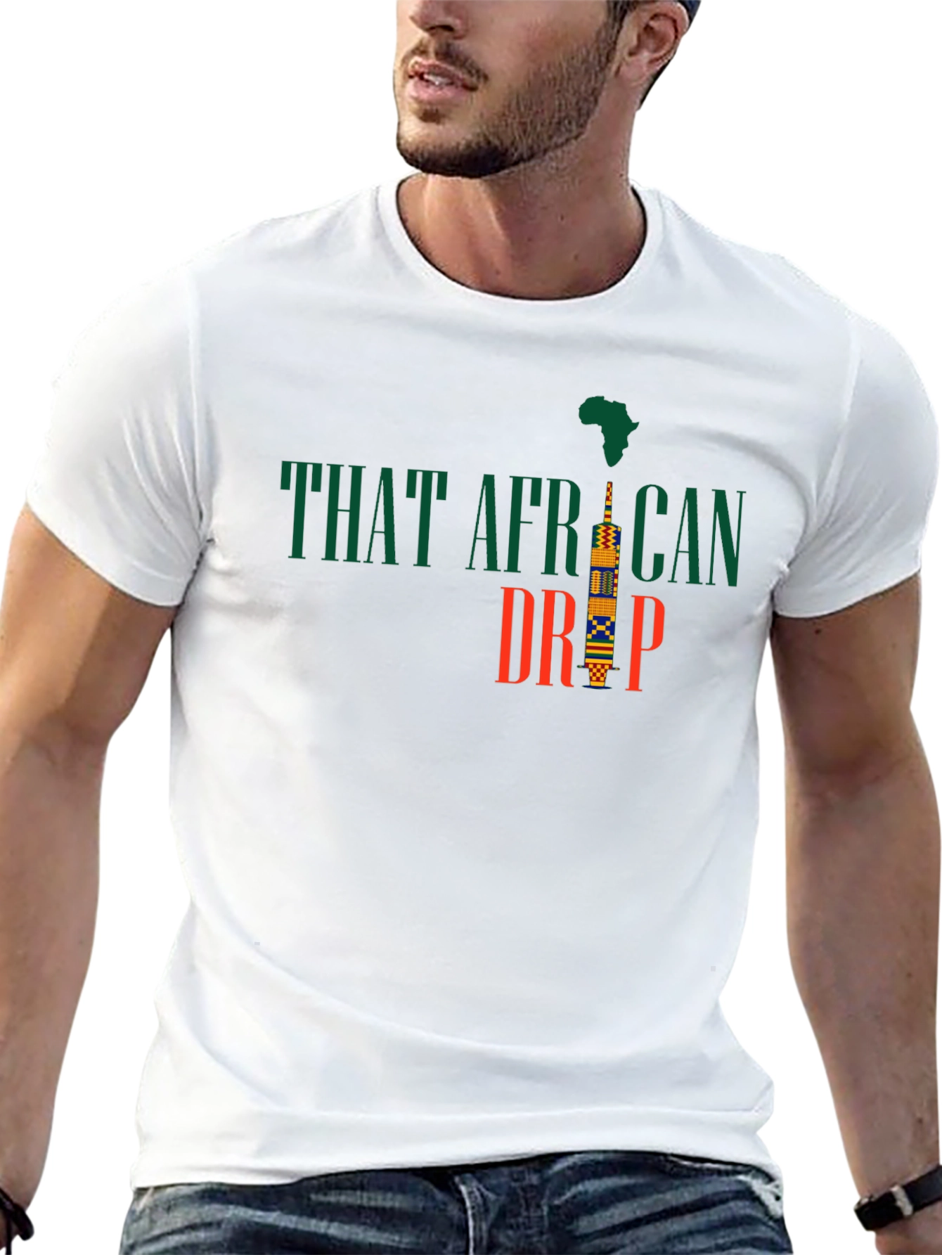That African Drip Graphic T-Shirt