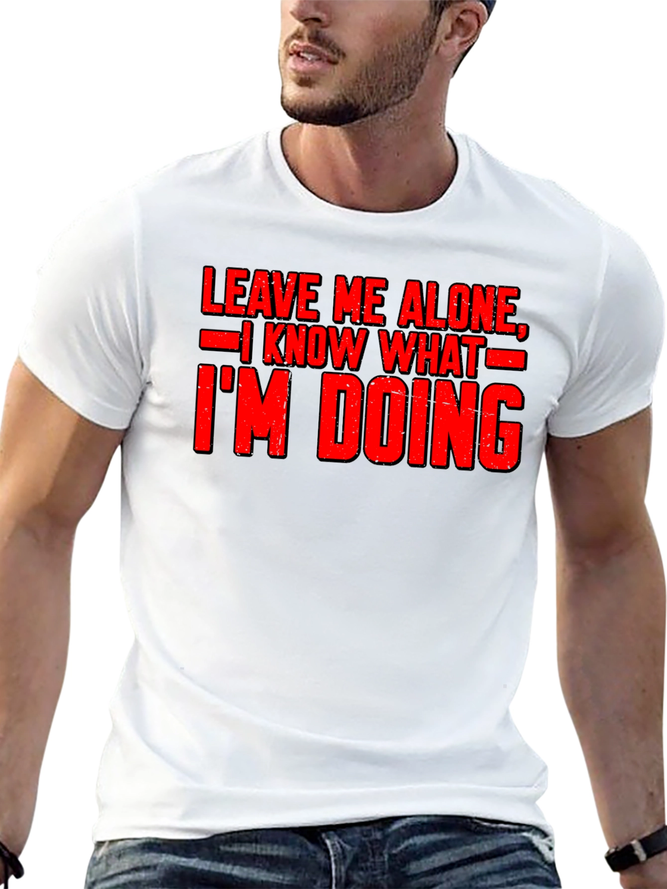 Leave Me Alone Graphic Tee - Funny Slogan Shirt