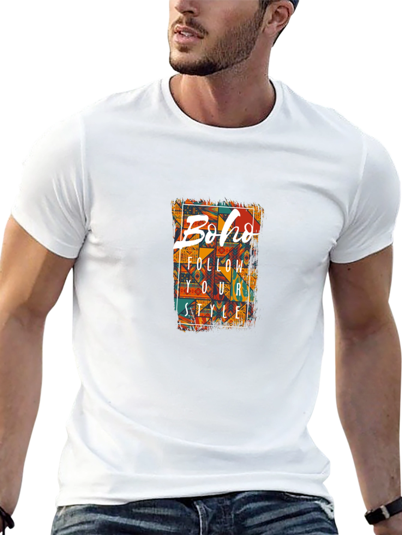 Boho Style Graphic Tee - Follow Your Style