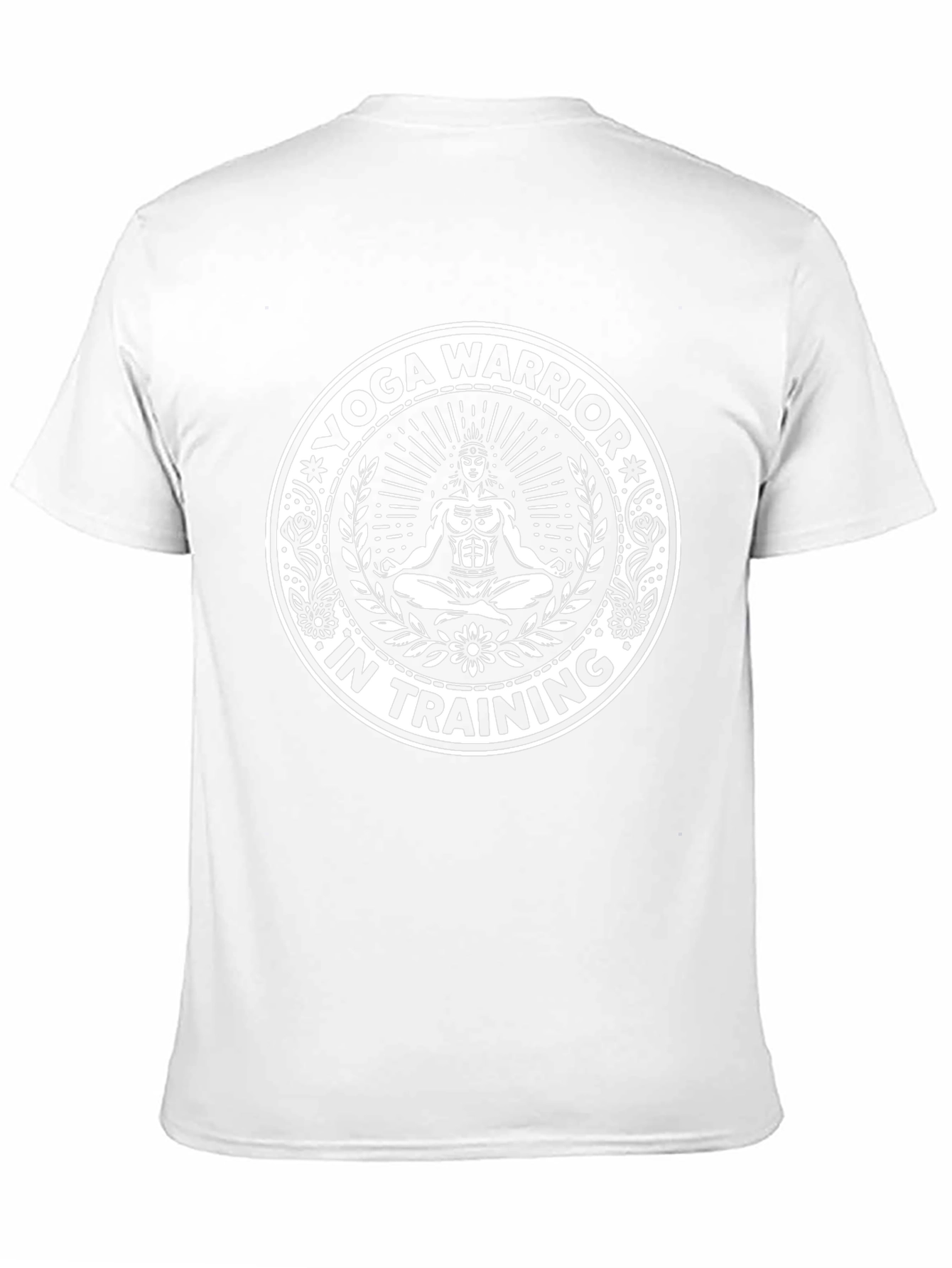 Yoga Warrior in Training Black T-Shirt