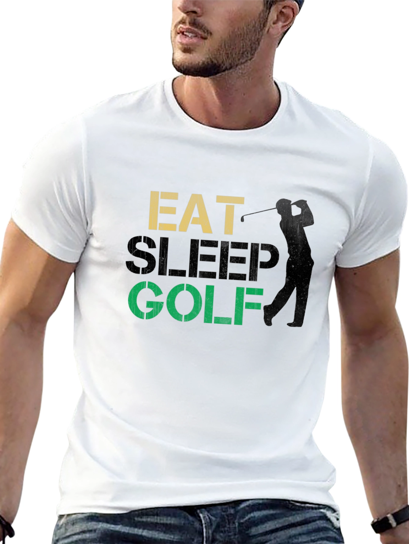 Eat Sleep Golf T-Shirt - Golfer Gift