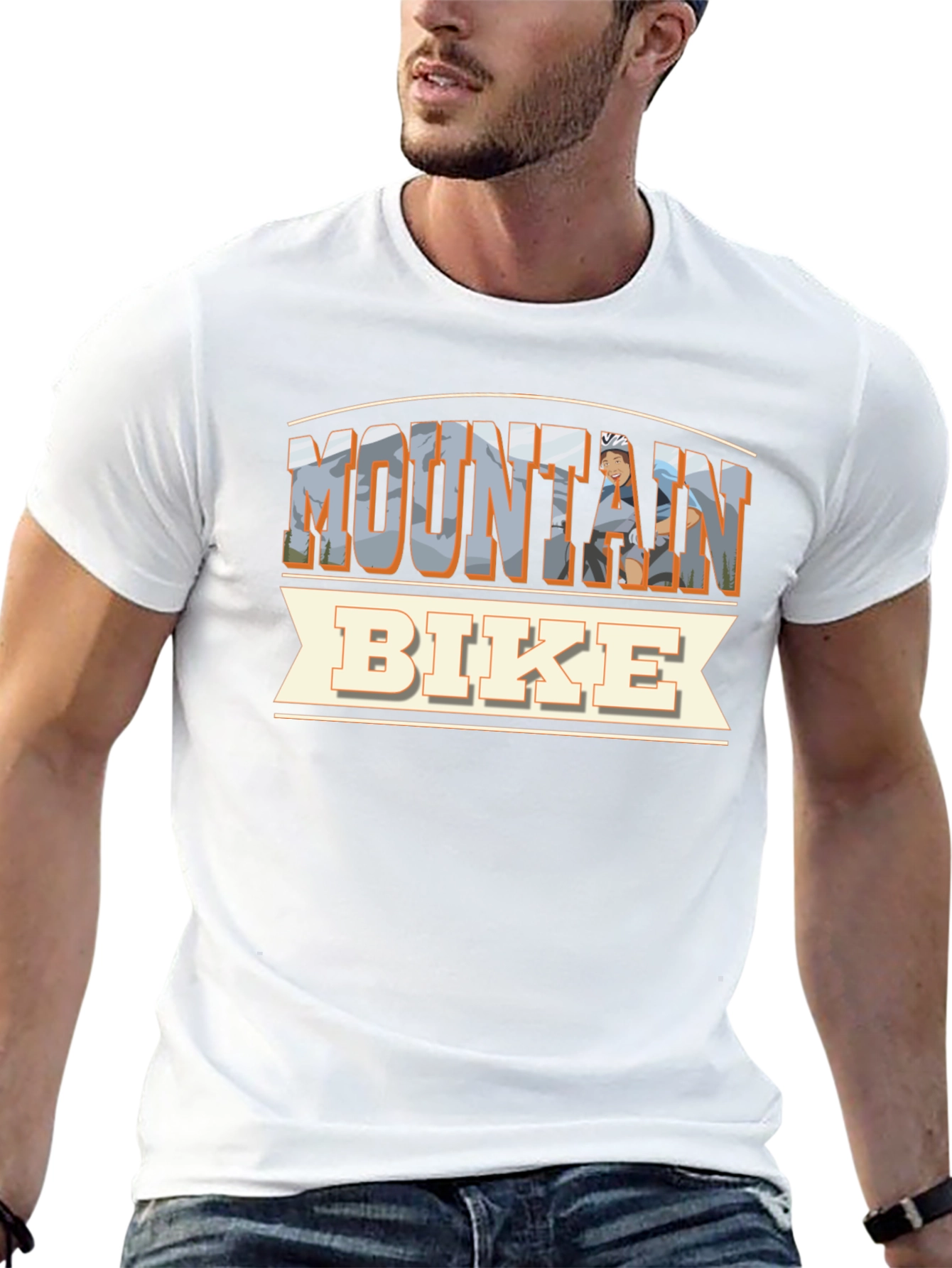 Mountain Bike T-Shirt - Outdoor Adventure Design