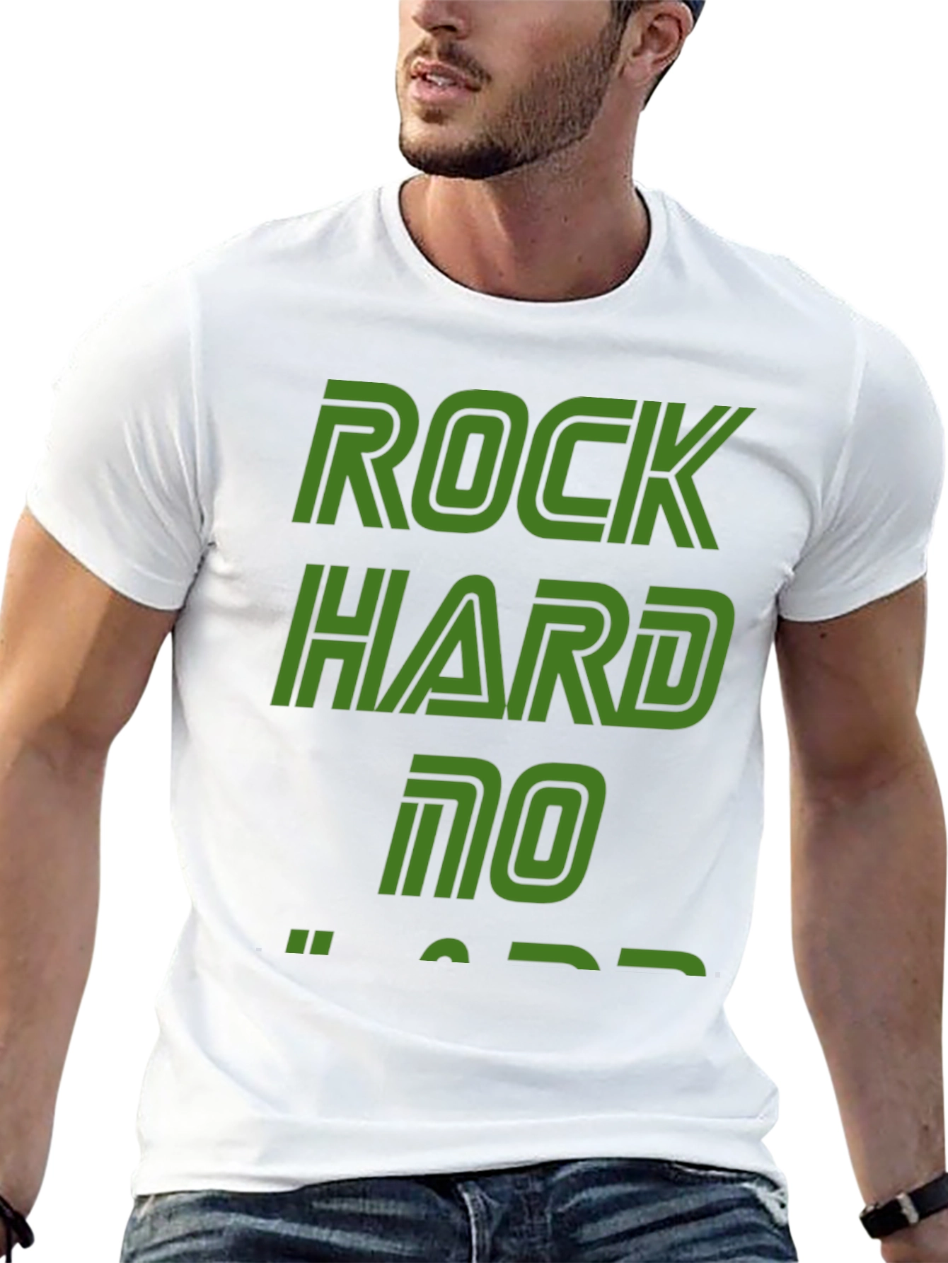Rock Hard No Days Off Graphic T-Shirt