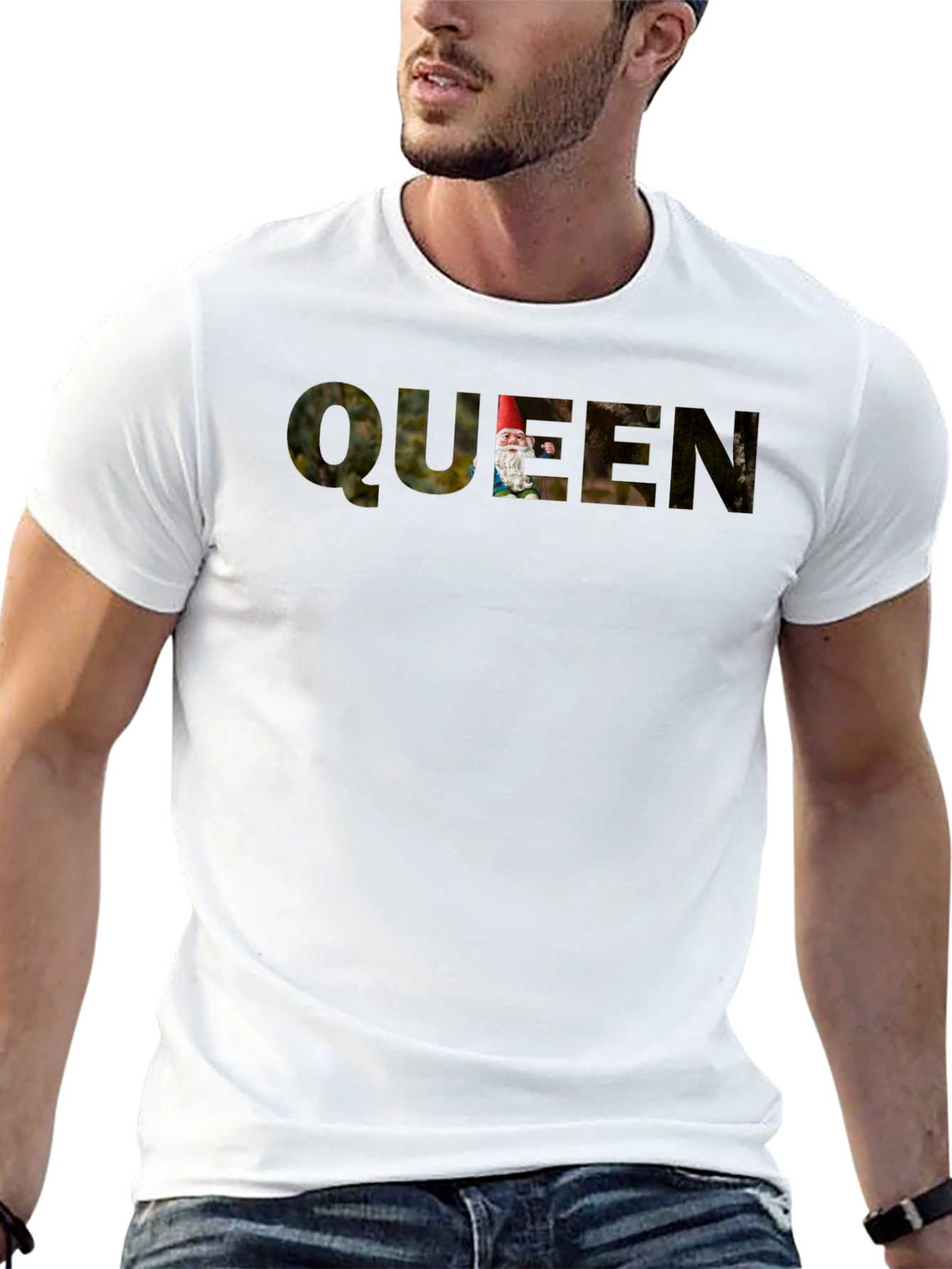 Queen Gnome Black T-Shirt