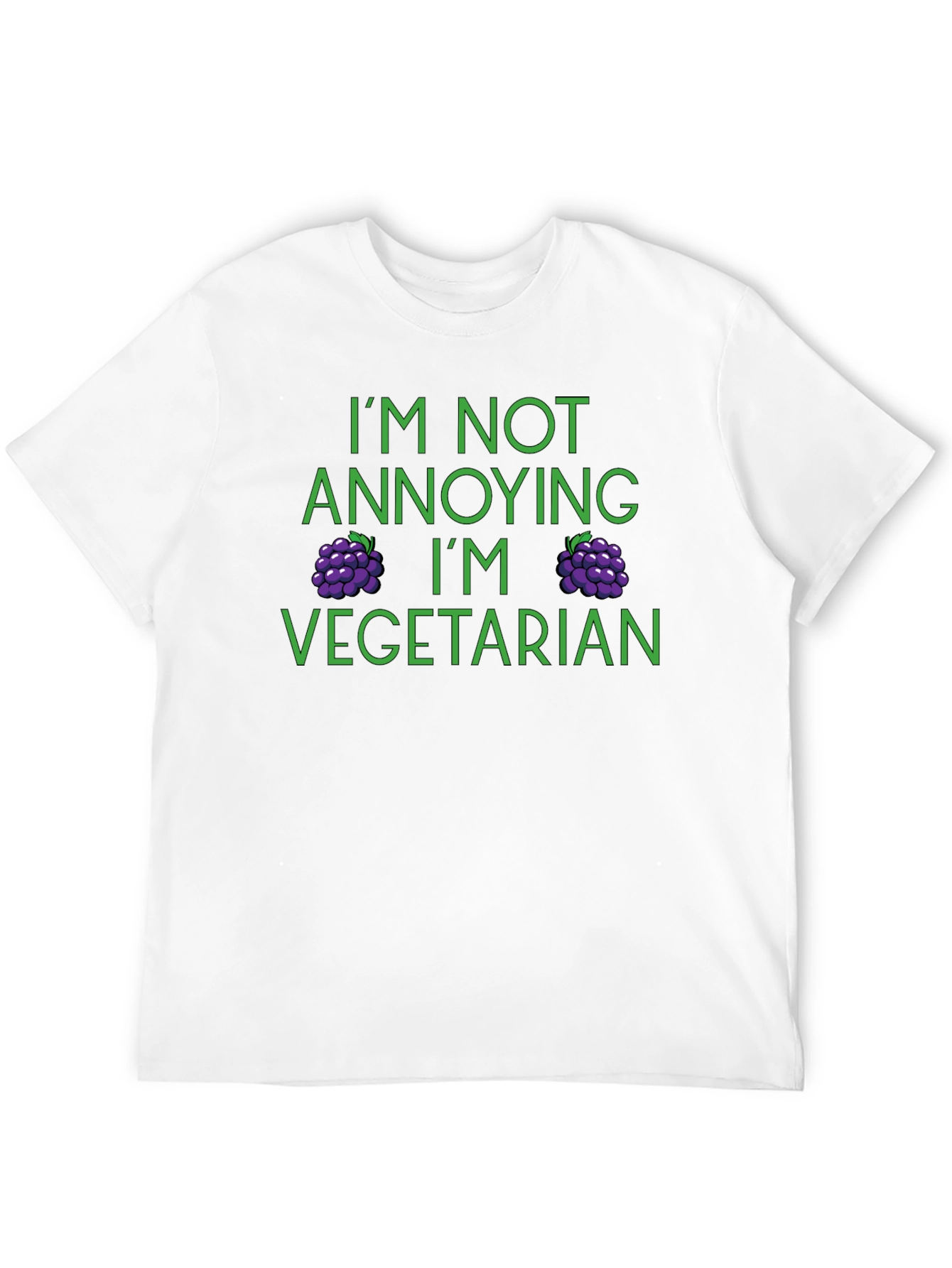 Vegetarian T-Shirt - Im Not Annoying Funny Tee