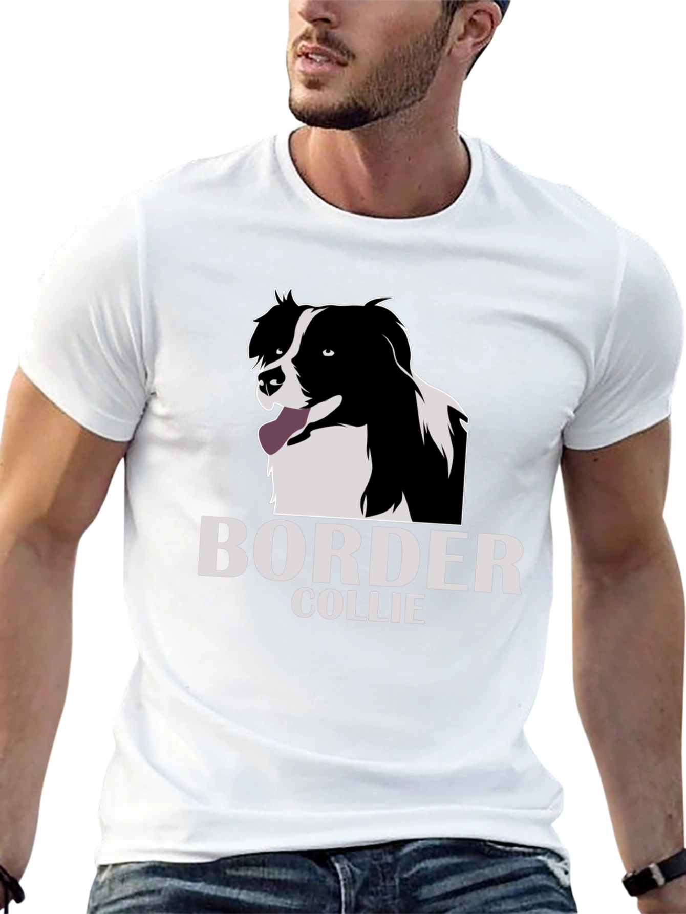Border Collie Graphic T-Shirt - Dog Lover Tee