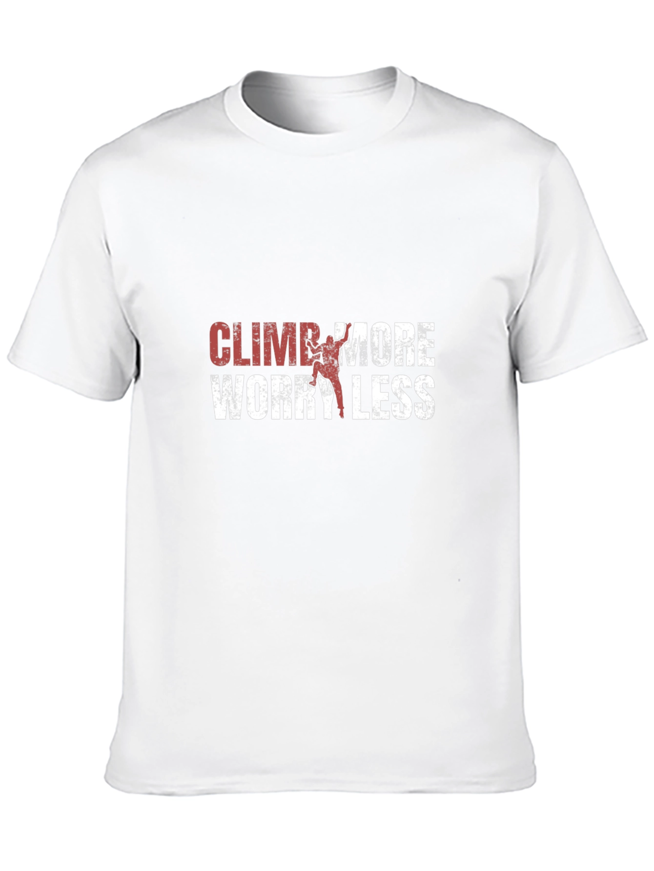 Climb More Worry Less Graphic T-Shirt