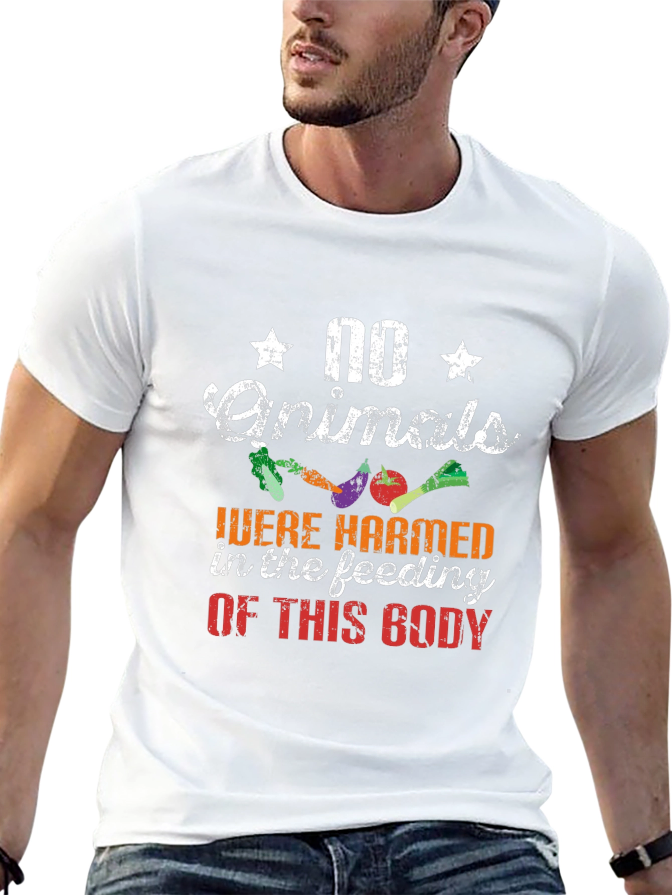 Vegan T-Shirt: No Animals Were Harmed
