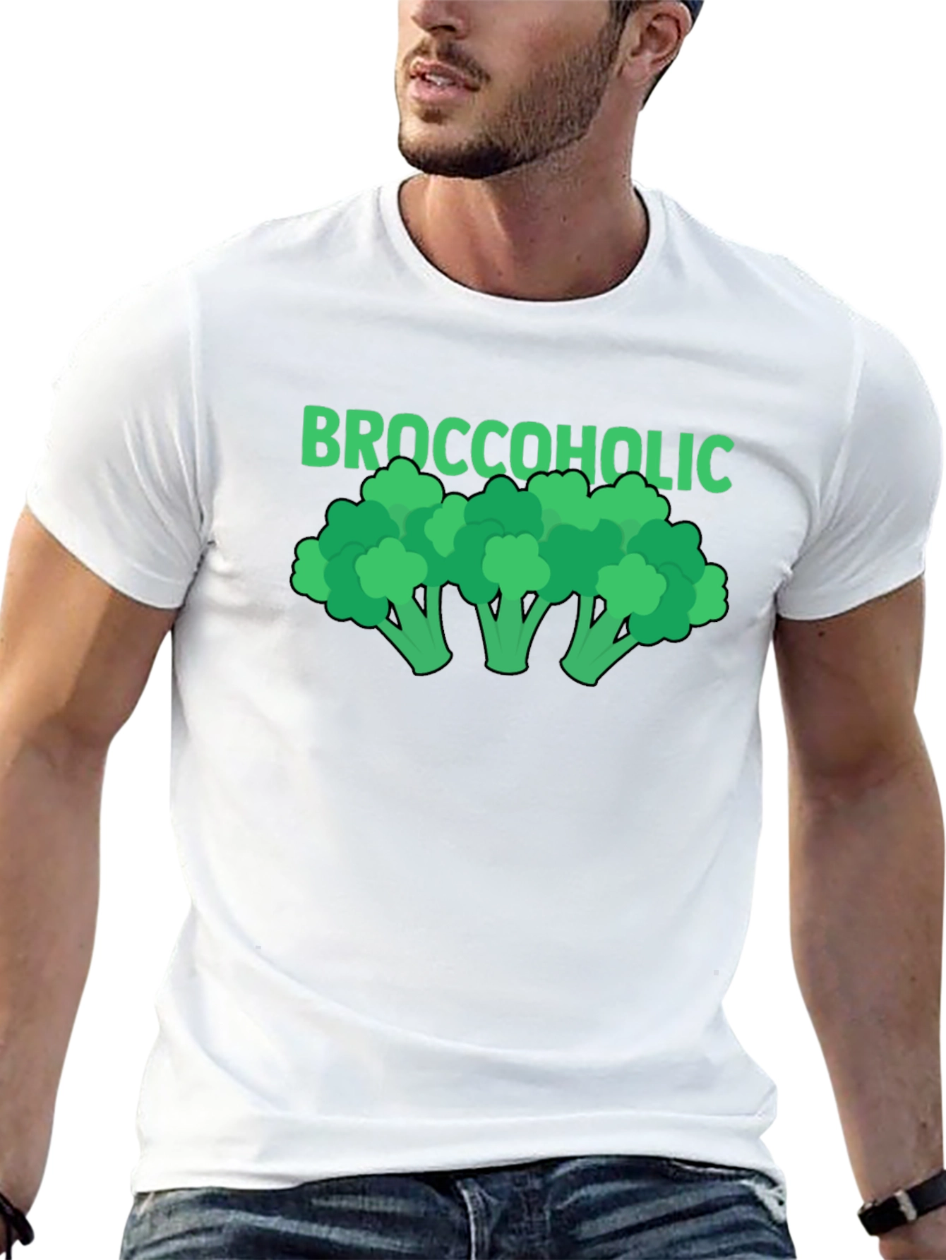 Broccoholic T-Shirt - Funny Vegetarian Tee