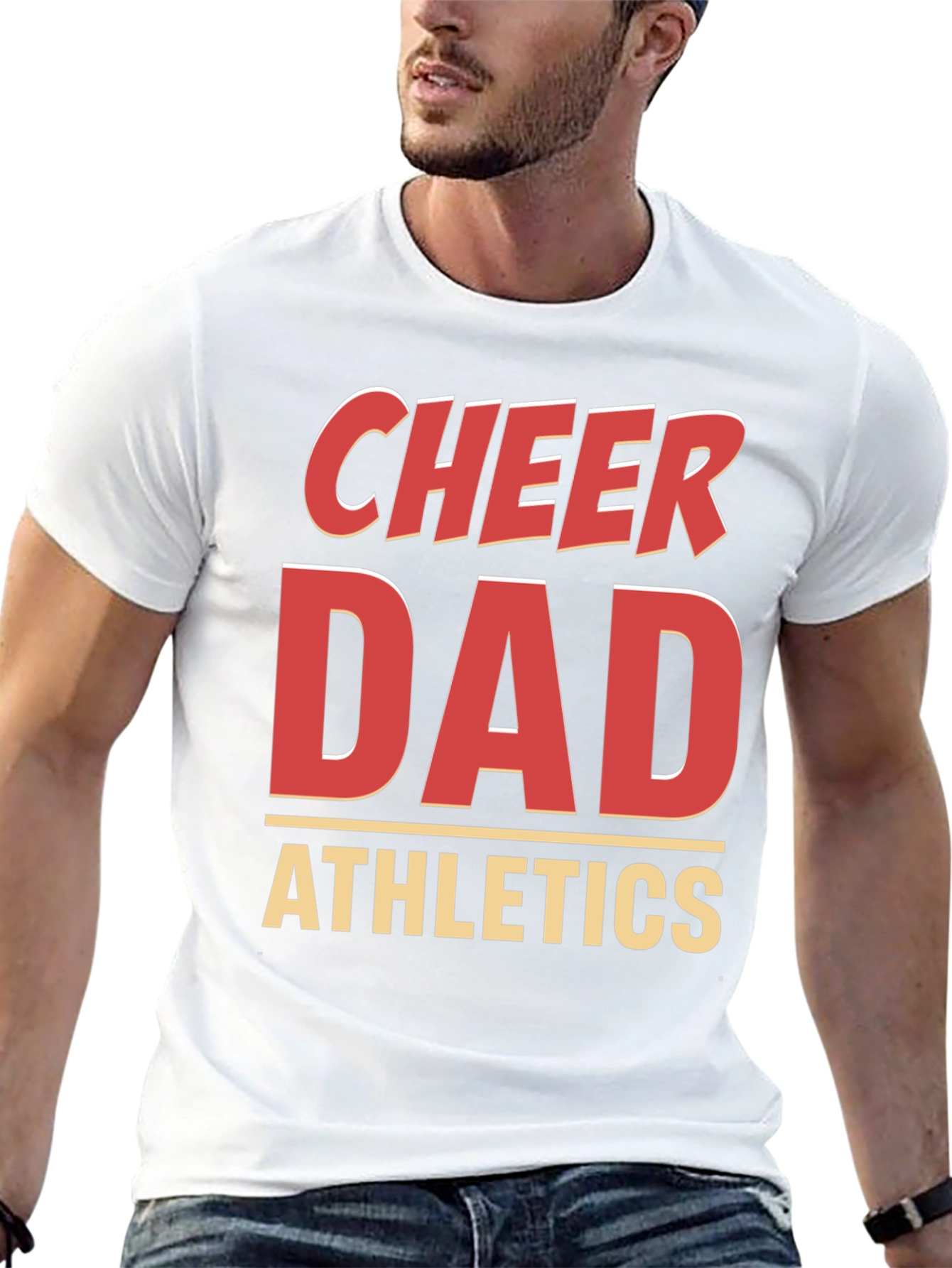 Cheer Dad Athletics Graphic T-Shirt