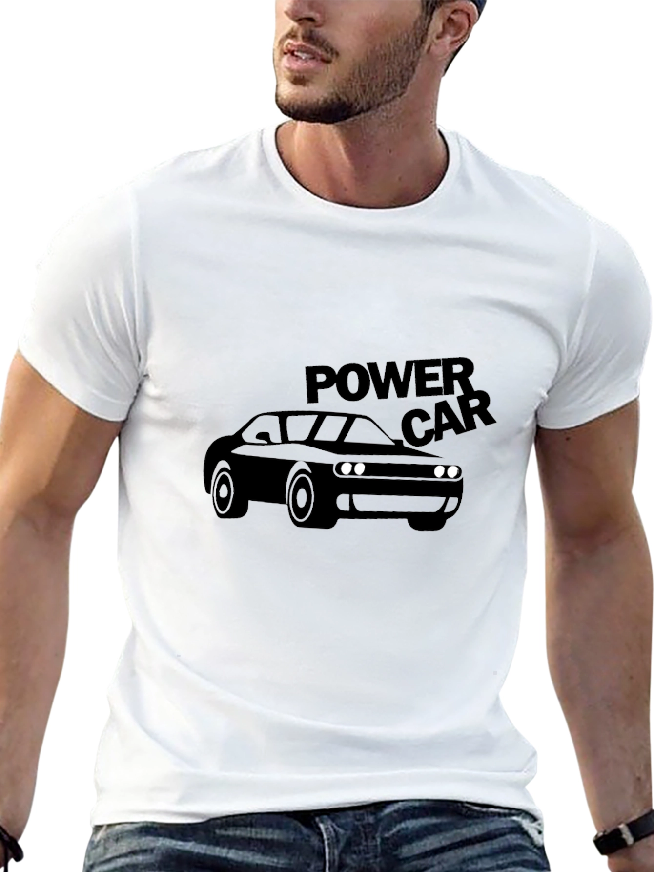 Power Car Graphic Tee - Black