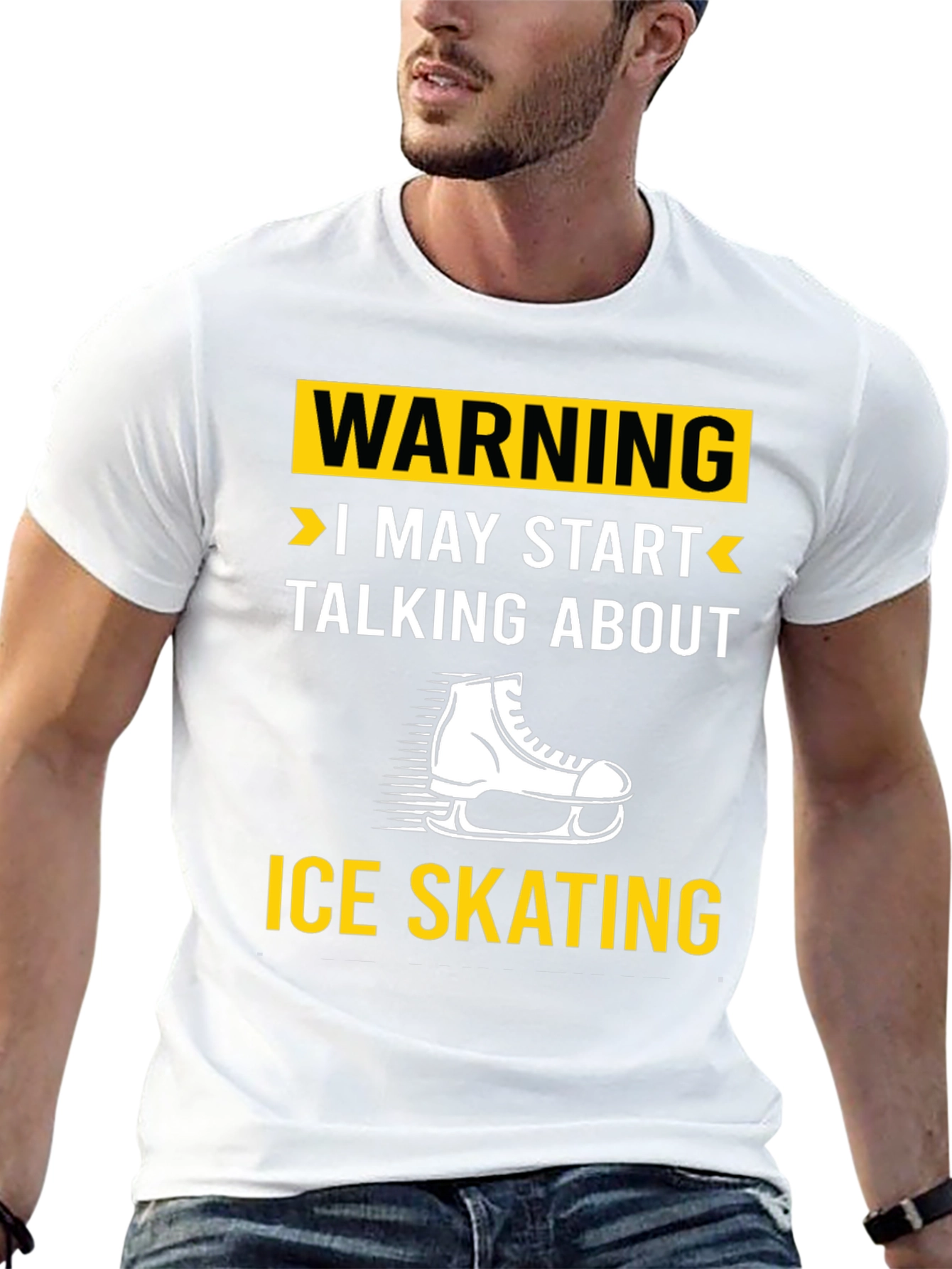 Warning Ice Skating T-Shirt