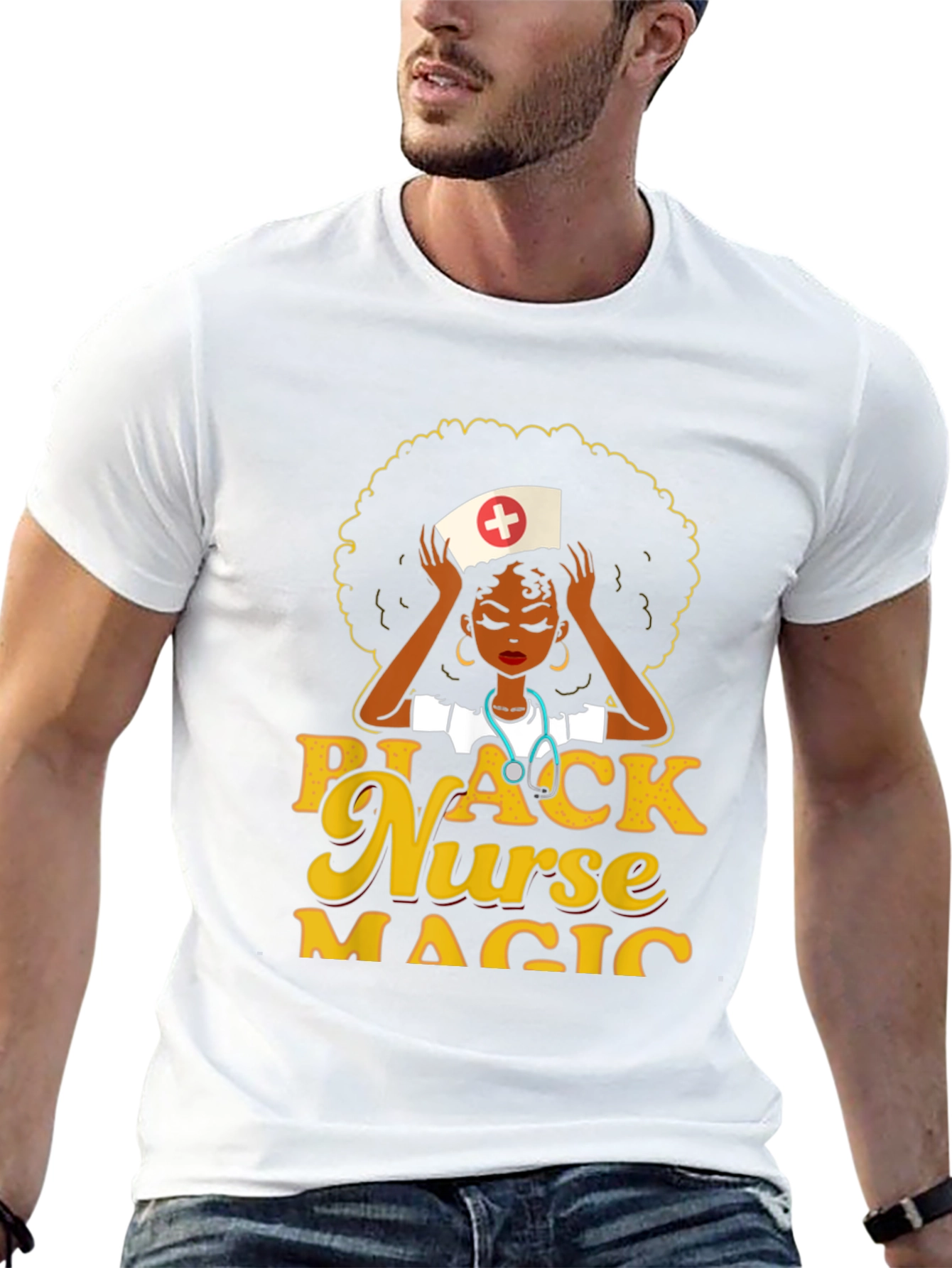 Black Nurse Magic T-Shirt