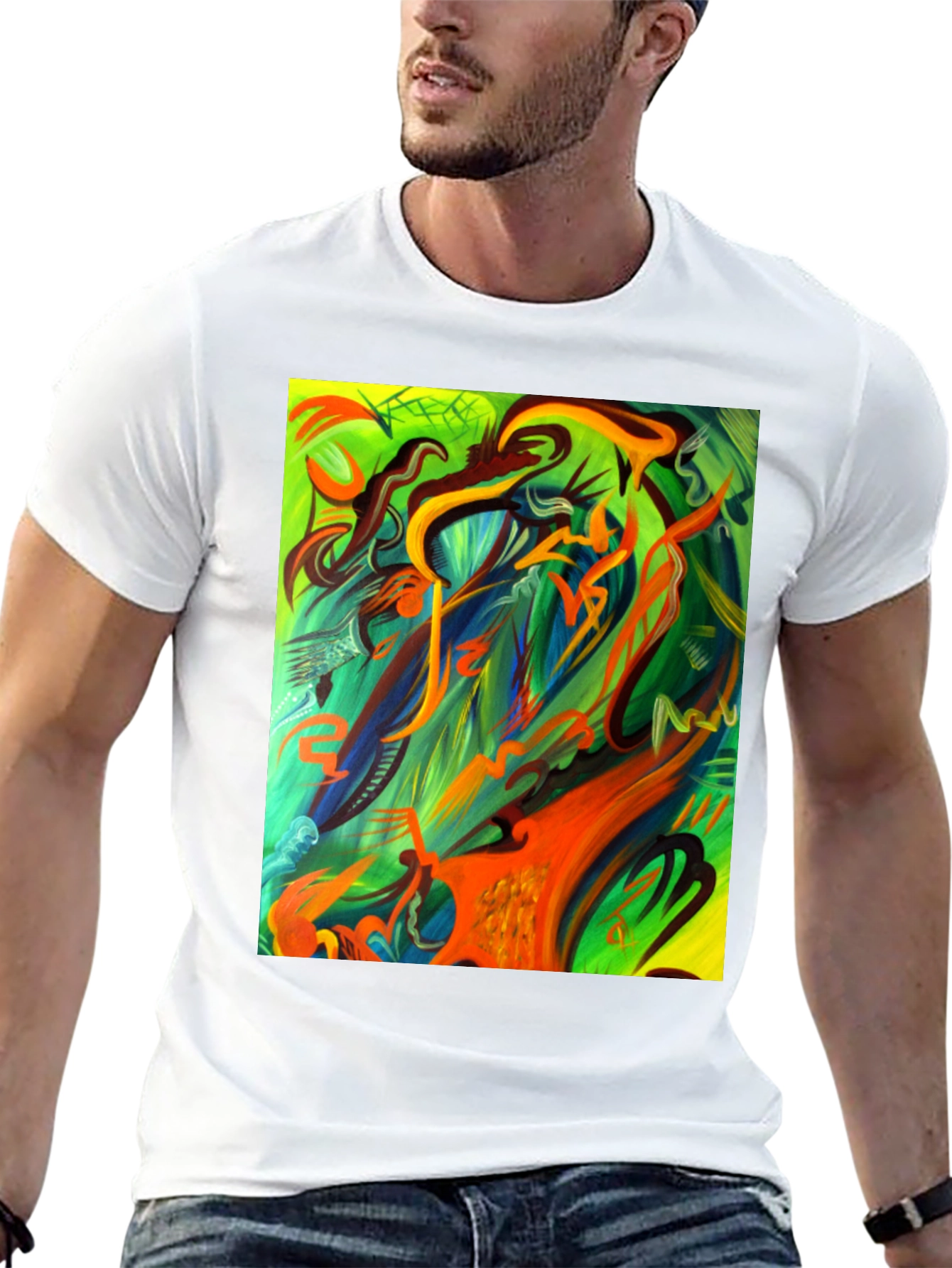 Abstract Art Graphic Tee - Unique & Stylish
