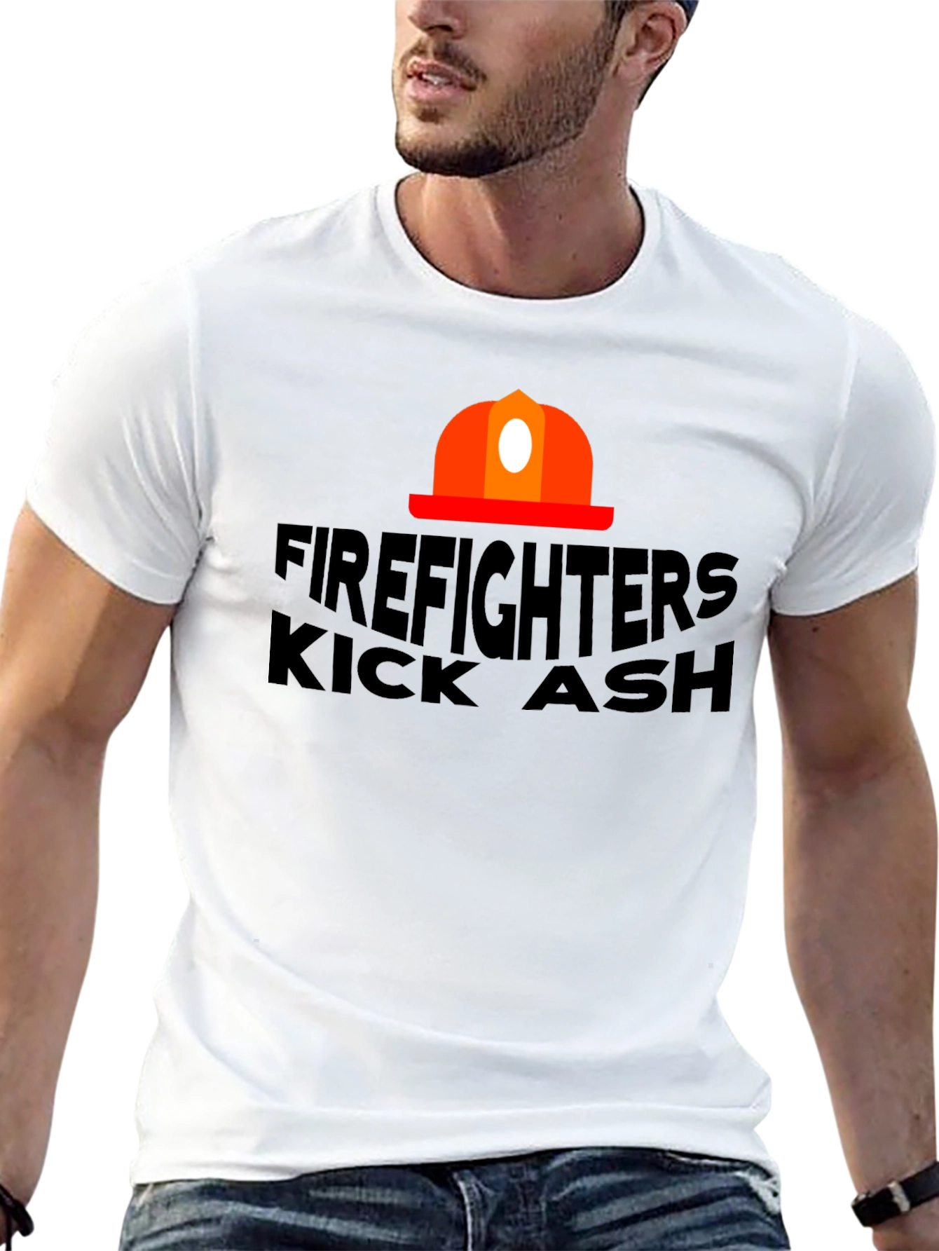 Firefighters Kick Ash T-Shirt - Bold Graphic Tee