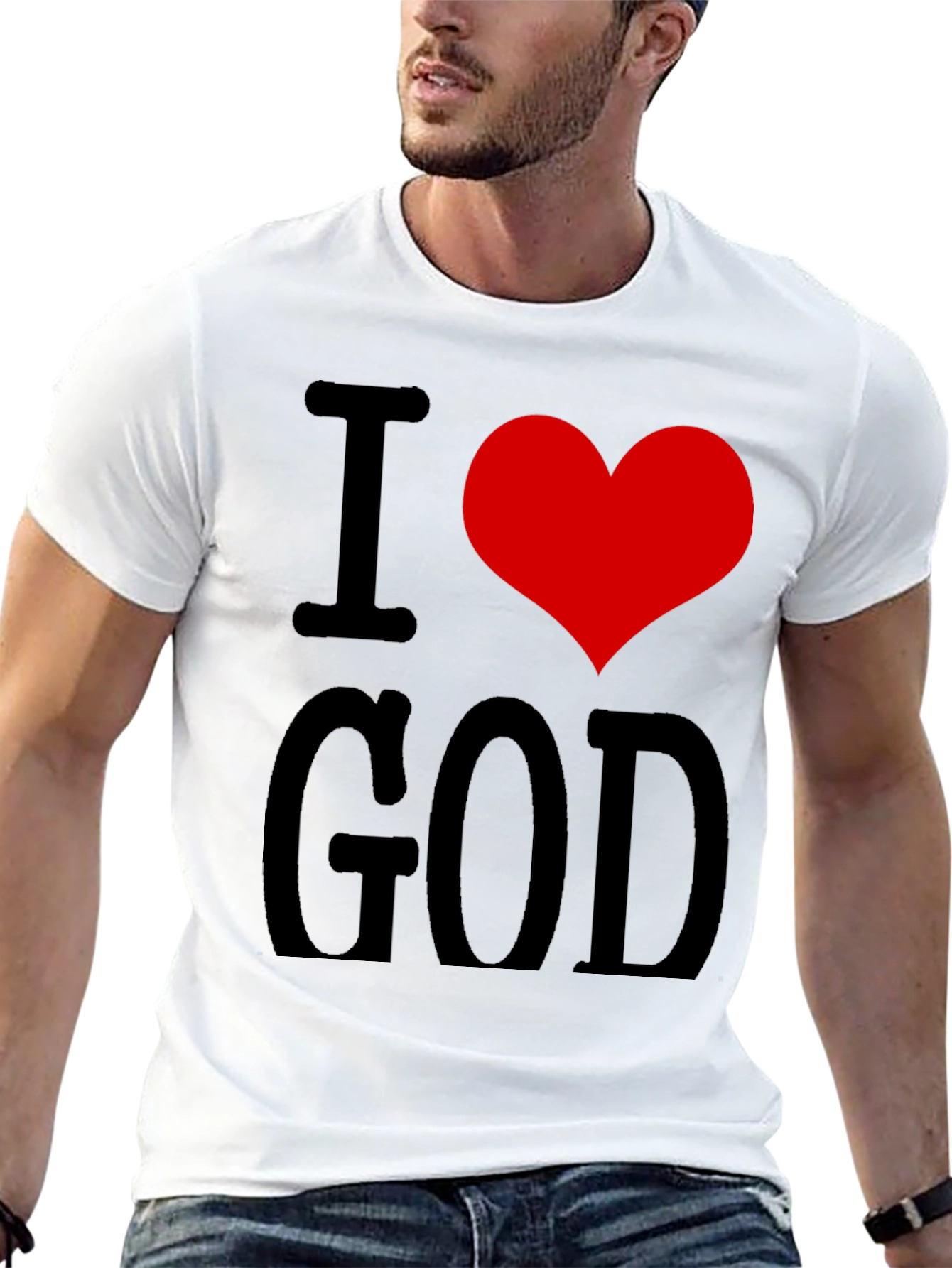 I Heart God T-Shirt - Religious Apparel