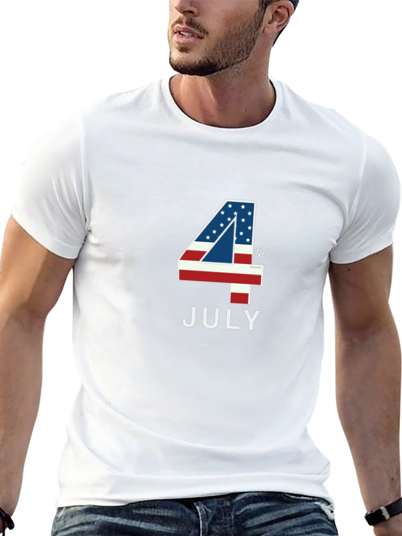 Patriotic 4th of July Graphic Tee