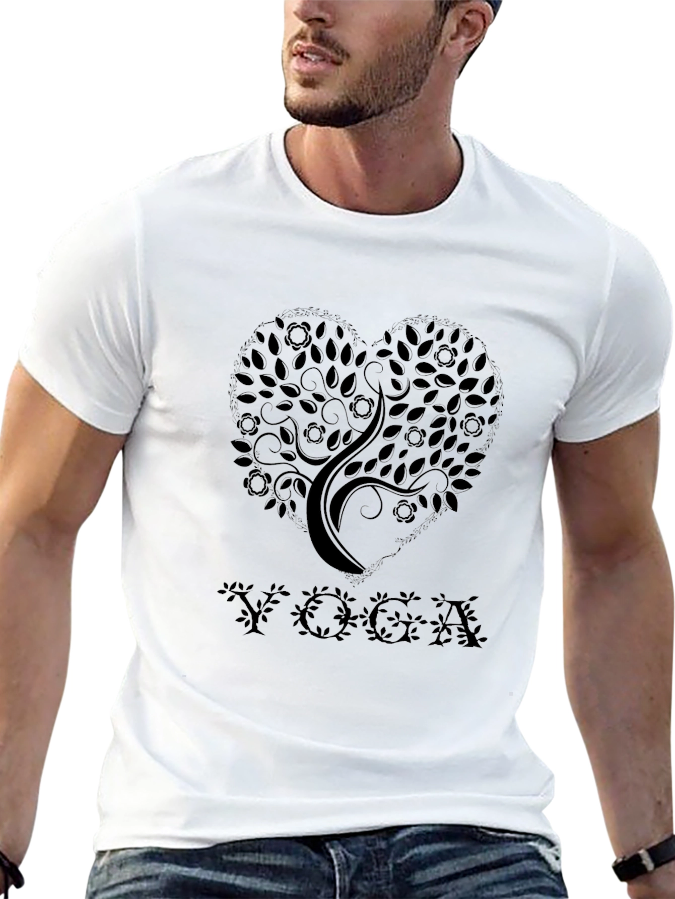 Yoga Tree Graphic Tee - Stylish & Comfortable