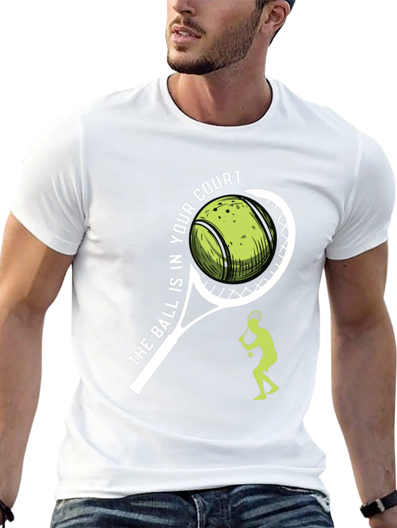 Tennis Ball in Your Court Graphic Tee