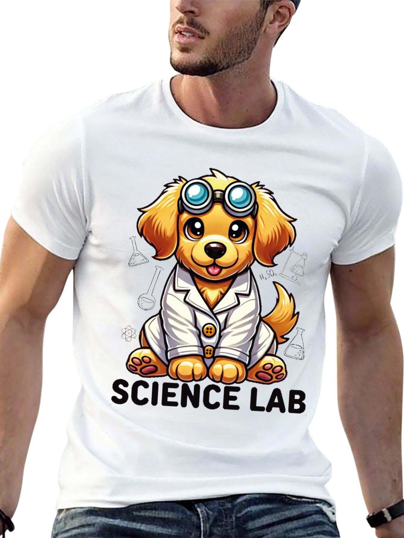 Science Lab Dog T-Shirt